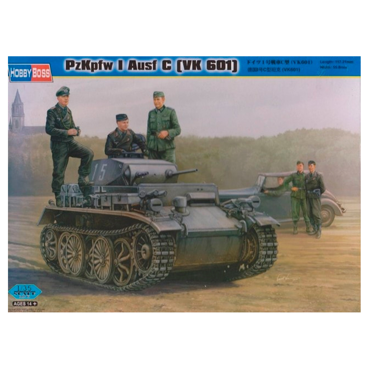 HOBBYBOSS 1/35 PzKpfw I Ausf C (VK 601)