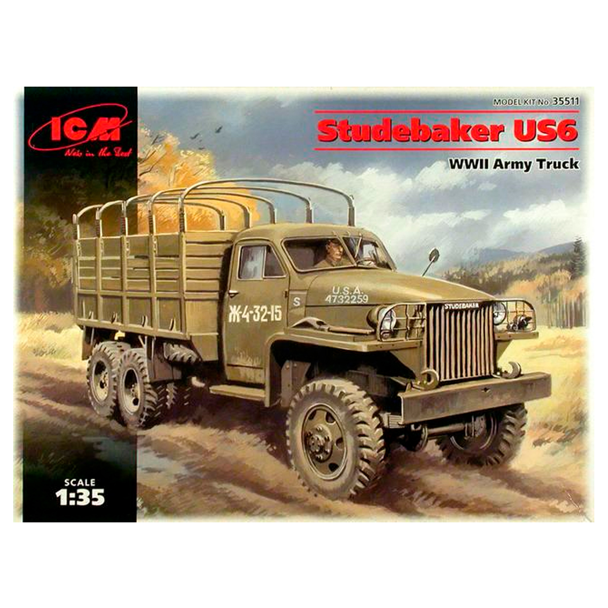 ICM 1/35 Studebaker US 6 WWII Army Truck