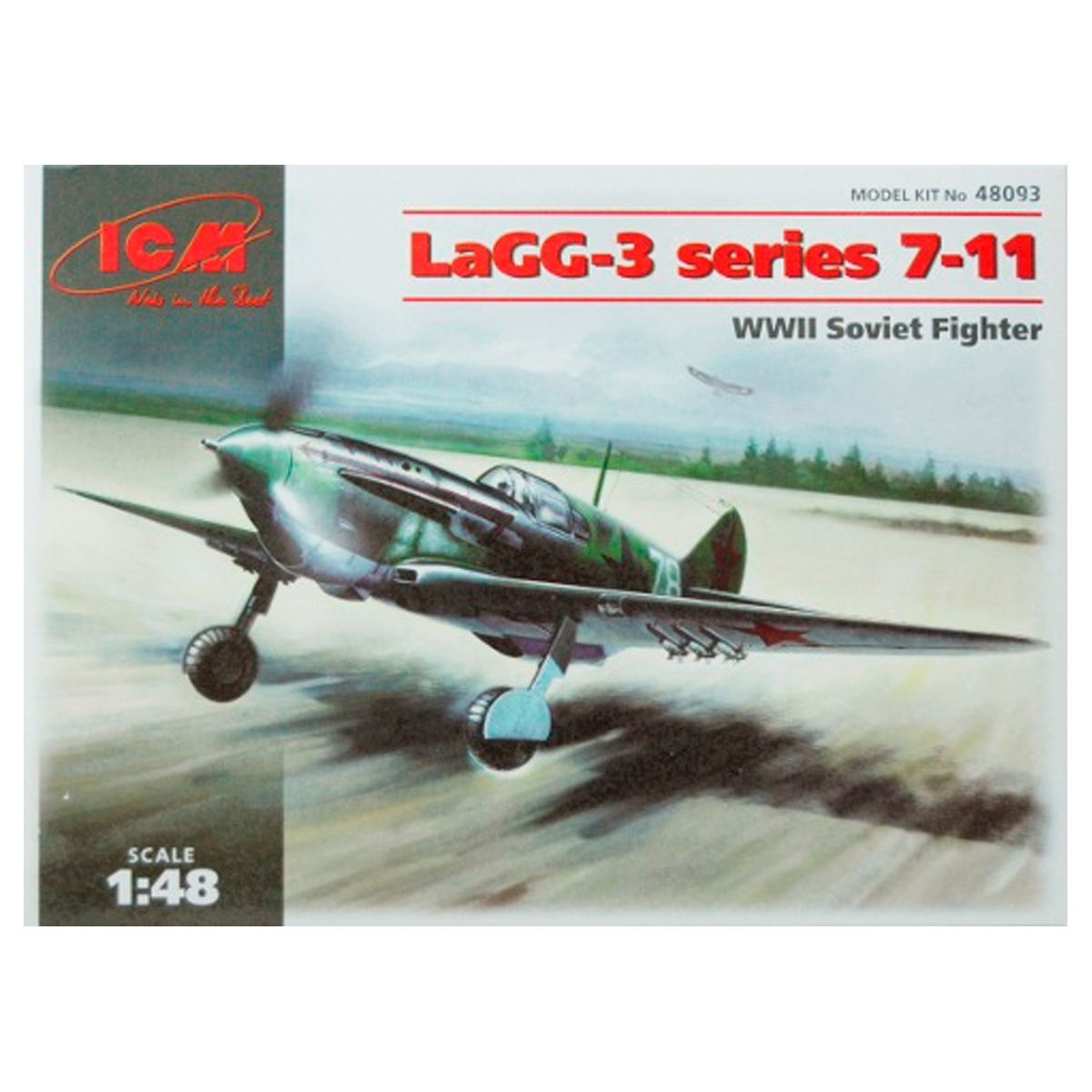 ICM 1/48 LaGG-3 Series 7-11 WWII Soviet Fighter