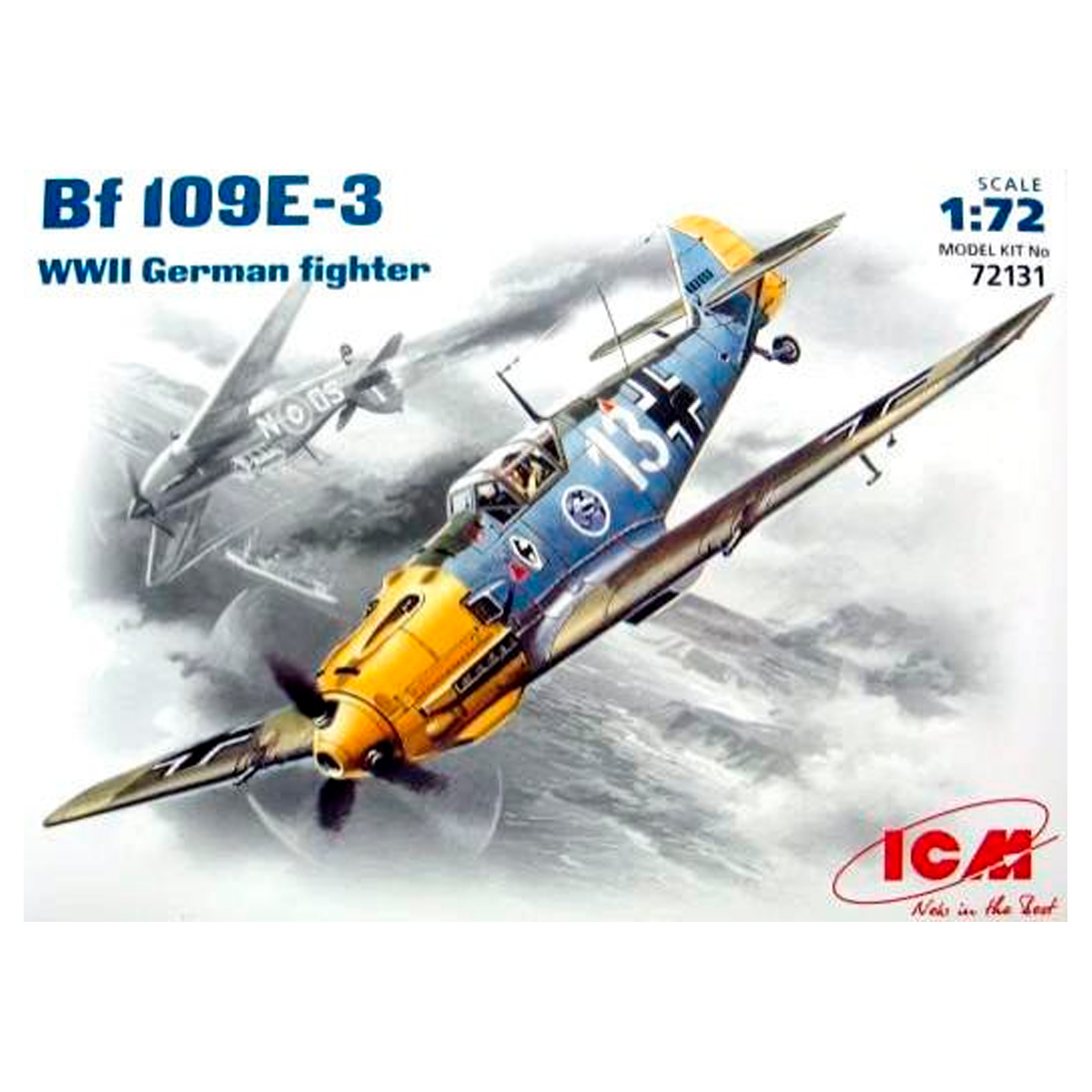 ICM 1/72 Bf 109E-3 WWII German Fighter