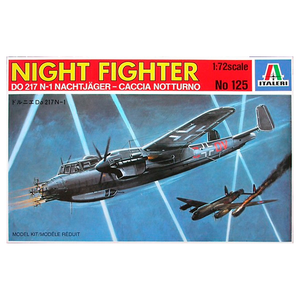 Italeri 1/72 Night Fighter Do 217 N-1 Nachtjäger – Caccia Notturno