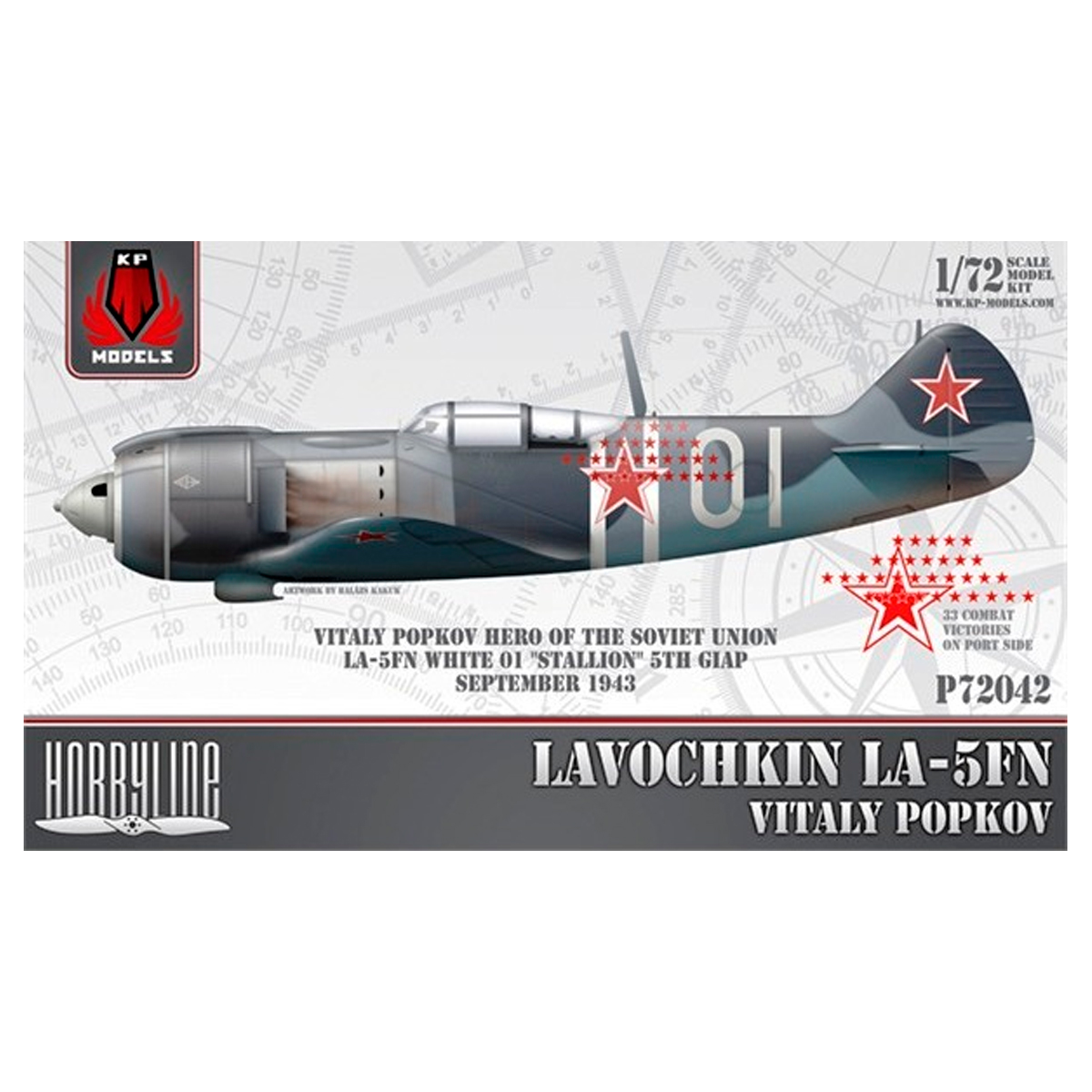 KP Models 1/72 Lavochkin La-5FN Vitaly Popkov