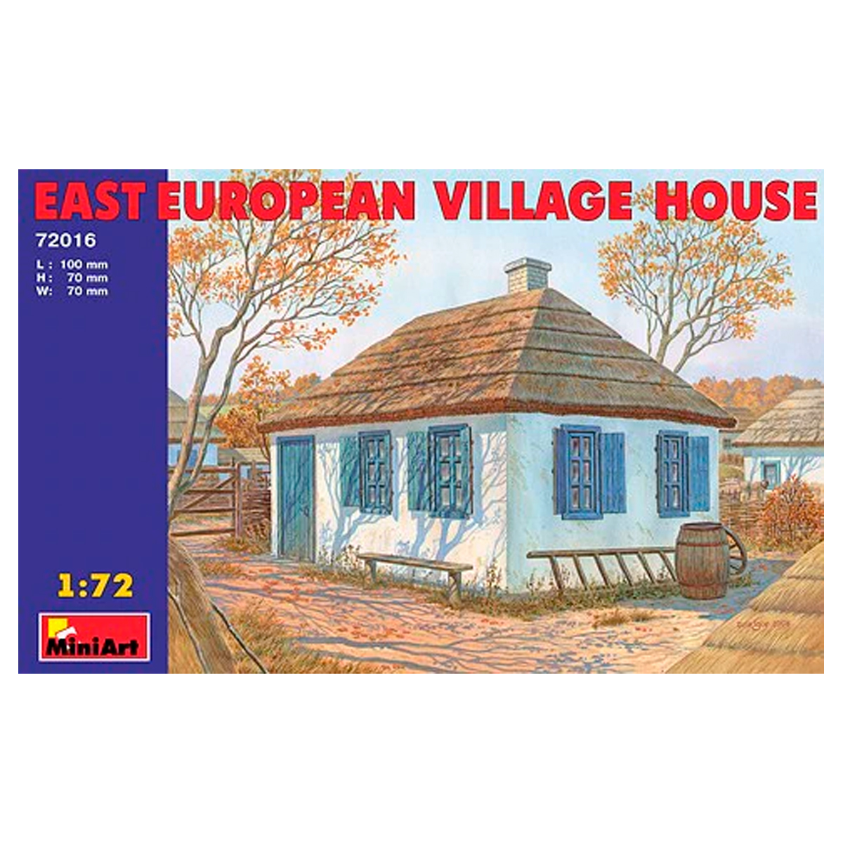 MiniArt 1/72 EAST EUROPEAN VILLAGE HOUSE