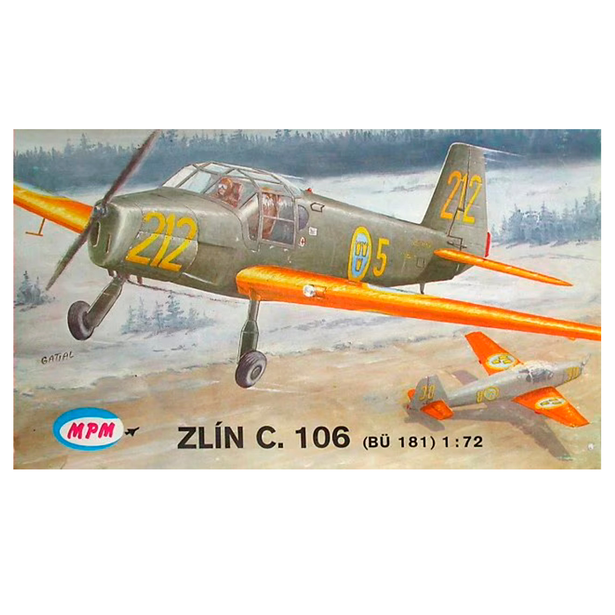 MPM 1/72 Zlin C.106 Bü 181