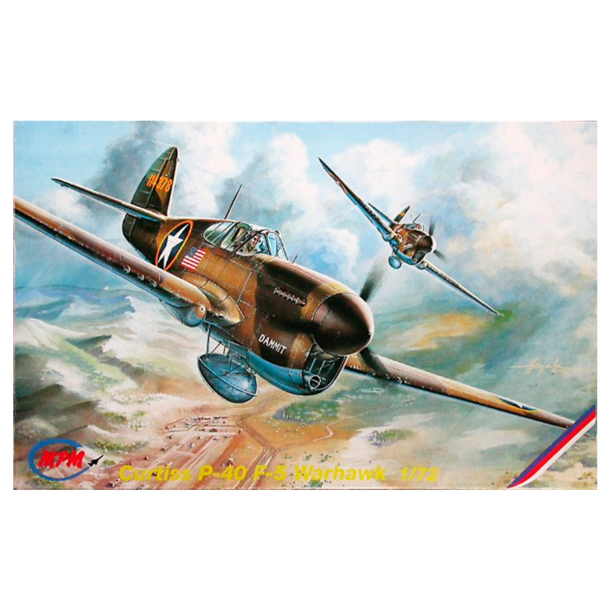 MPM 1/72 Curtiss P-40 F-5 Warhawk