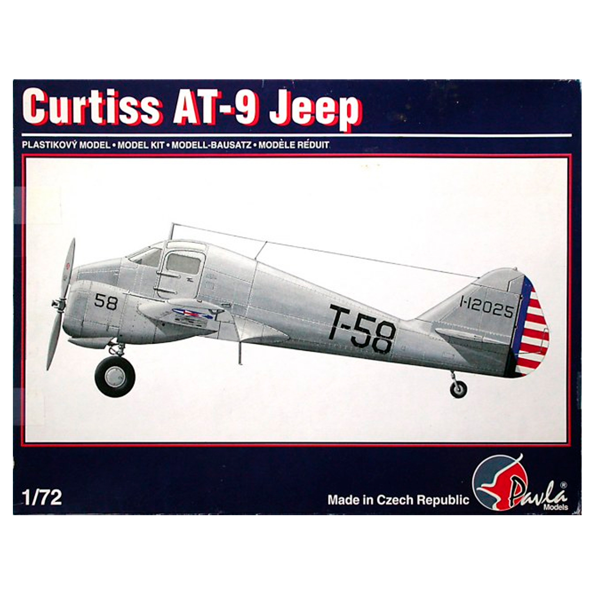 Pavla 1/72 Curtiss AT-9 Jeep