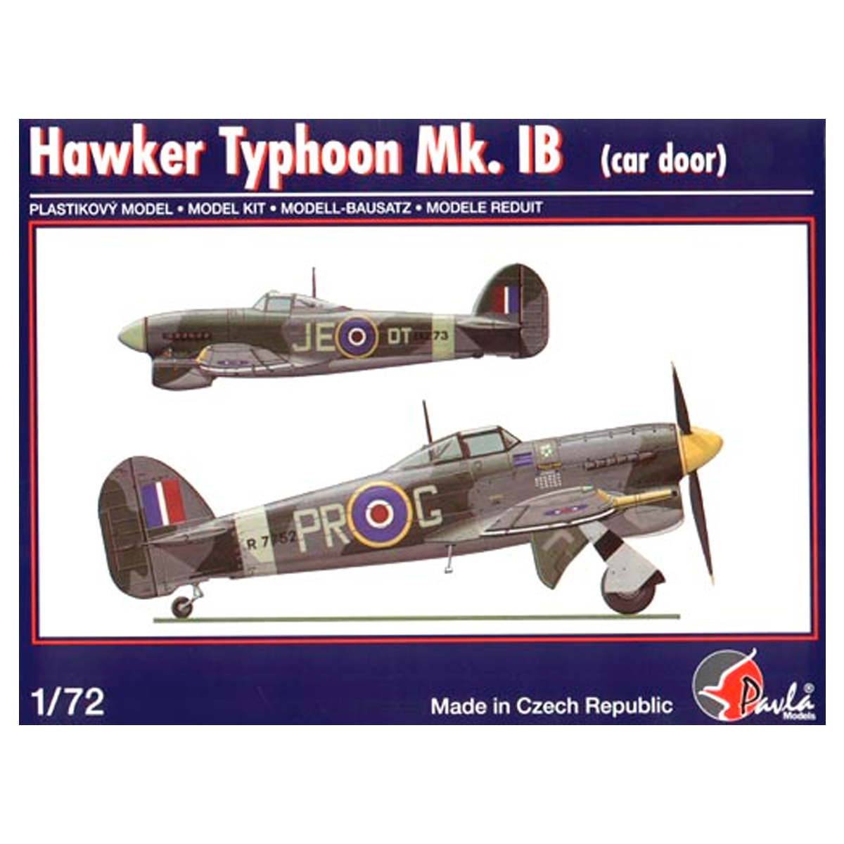 PAVLA MODELS 1/72 Hawker Typhoon Mk.IB (car door)