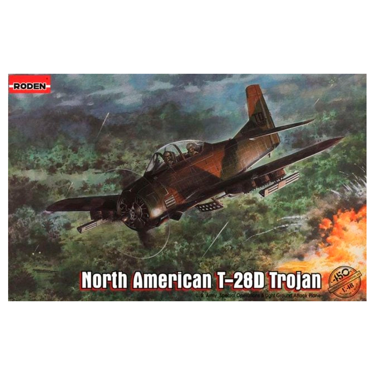 RODEN 1/48 North American T-28D Trojan