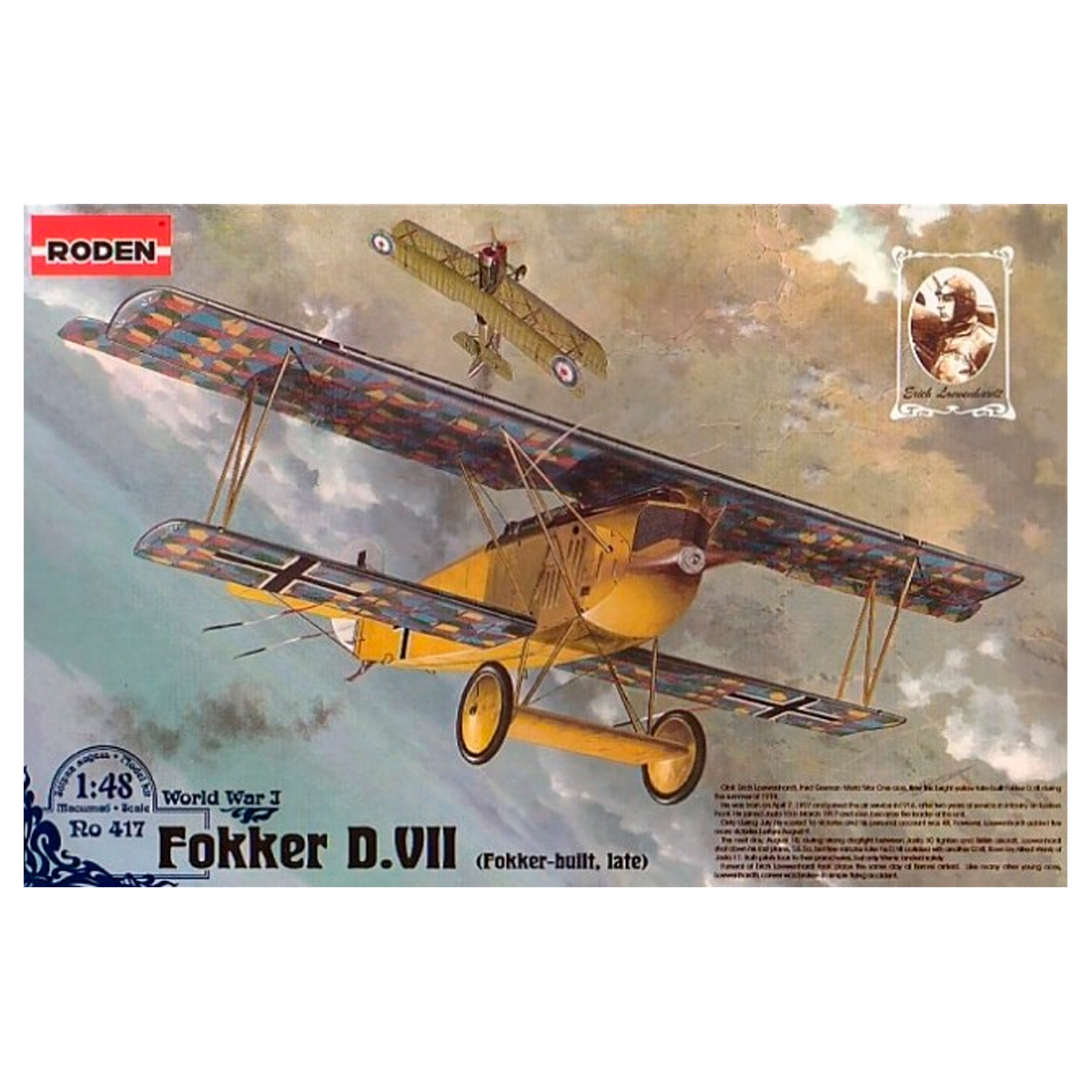 RODEN 1/48 Fokker D.VII (Fokker-built, late)