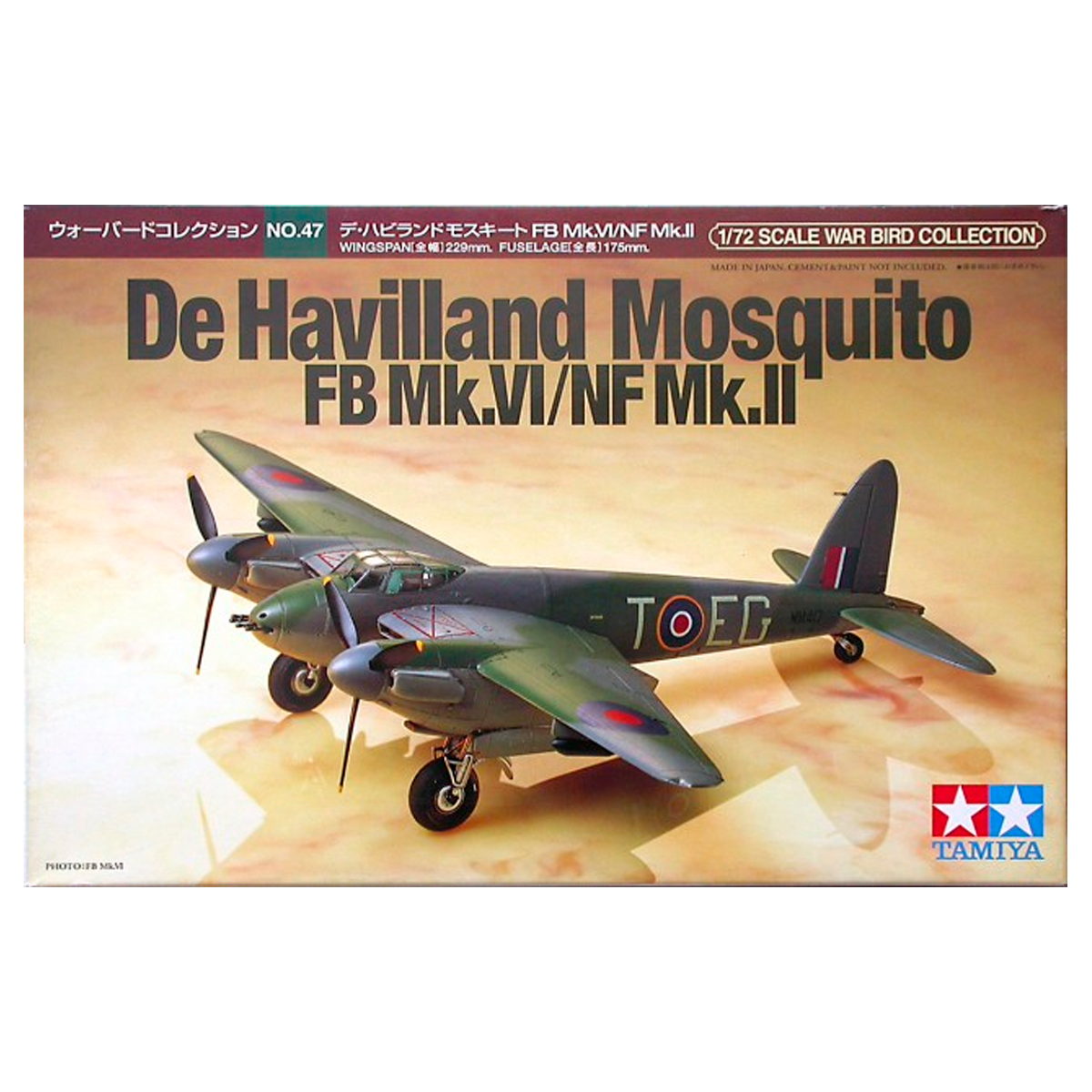 Tamiya 1/72 De Havilland Mosquito FB Mk.VI/NF Mk.II