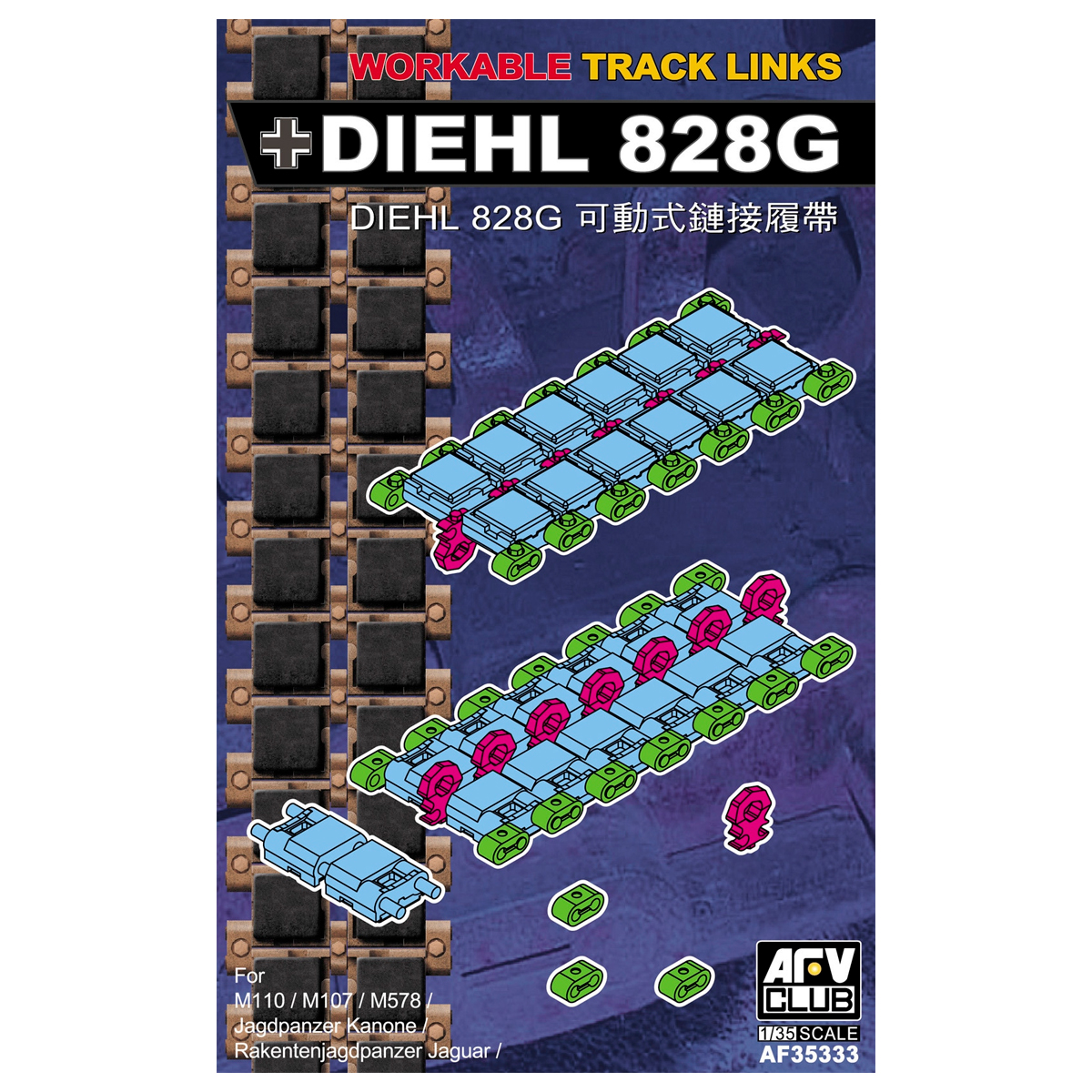 Diehl 828G Workable Track Links 1/35