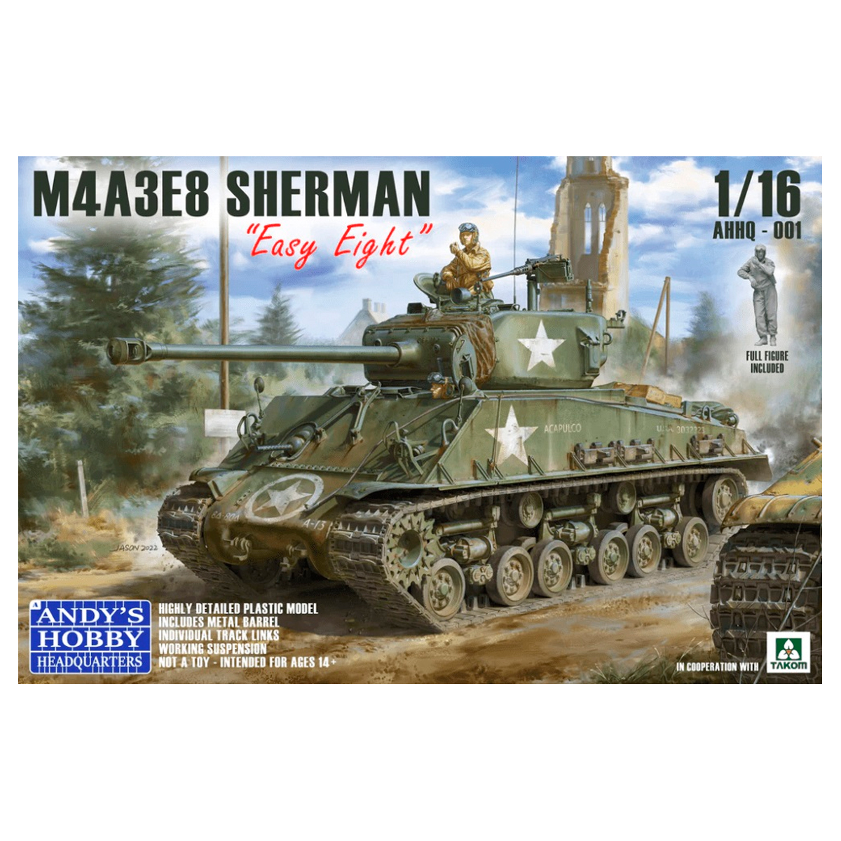 M4A3E8 Sherman «Easy Eight» 1/16