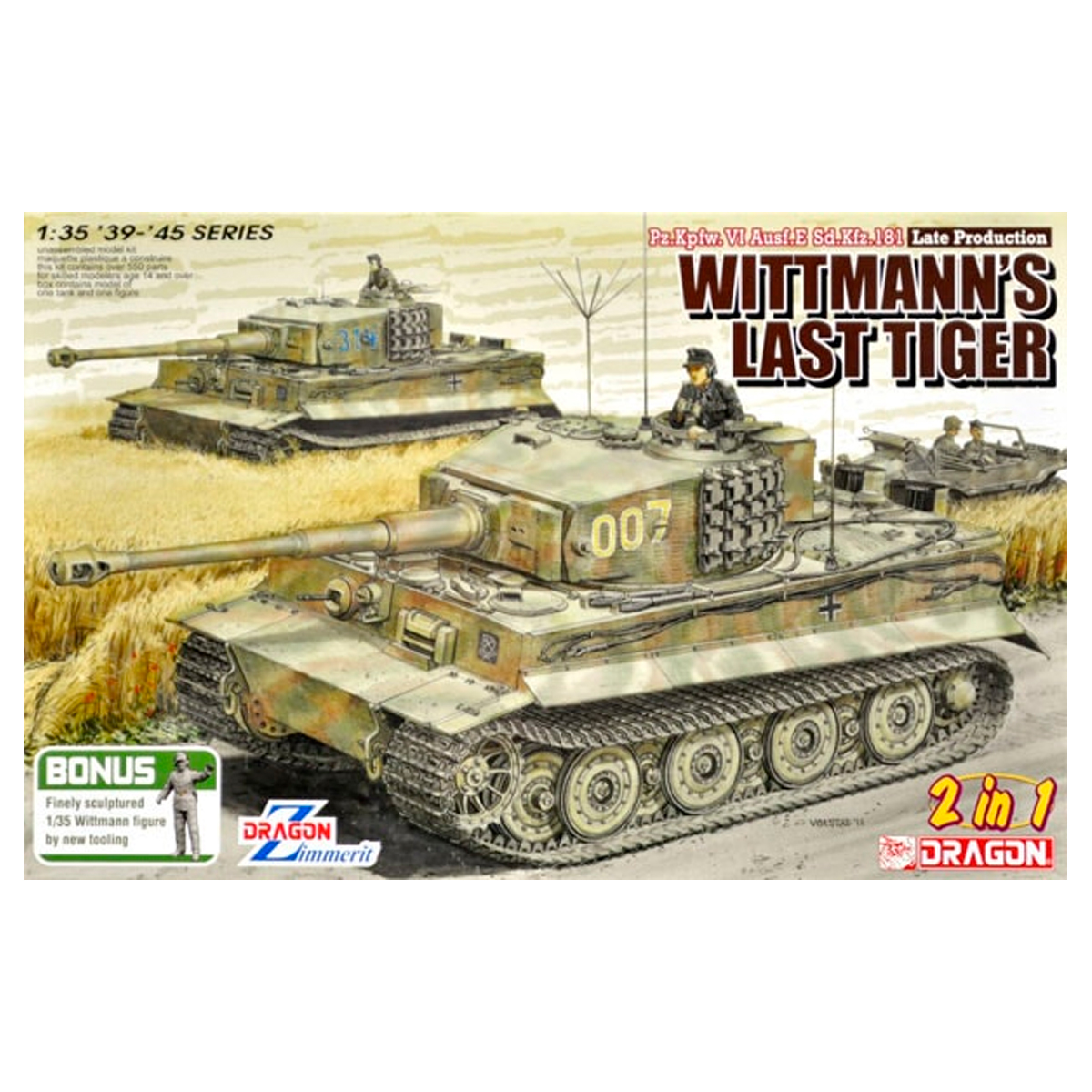 1/35 Pz.Kpfw. VI Ausf.E Sd.Kfz.181 Late Production Wittmann’s Last Tiger