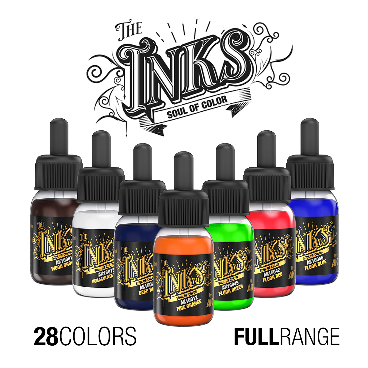 FULL RANGE THE INKS – 28 units