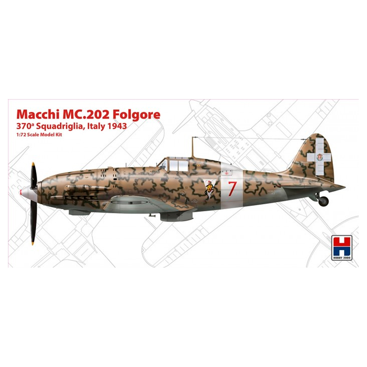 Macchi MC.202 Folgore 1/72 370 Squadriglia, Italy 1943