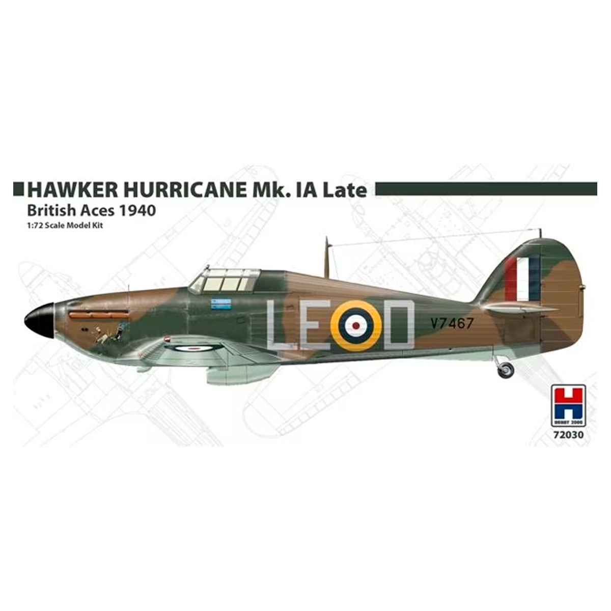 Hawker Hurricane Mk.IA Late 1/72 British Aces 1940