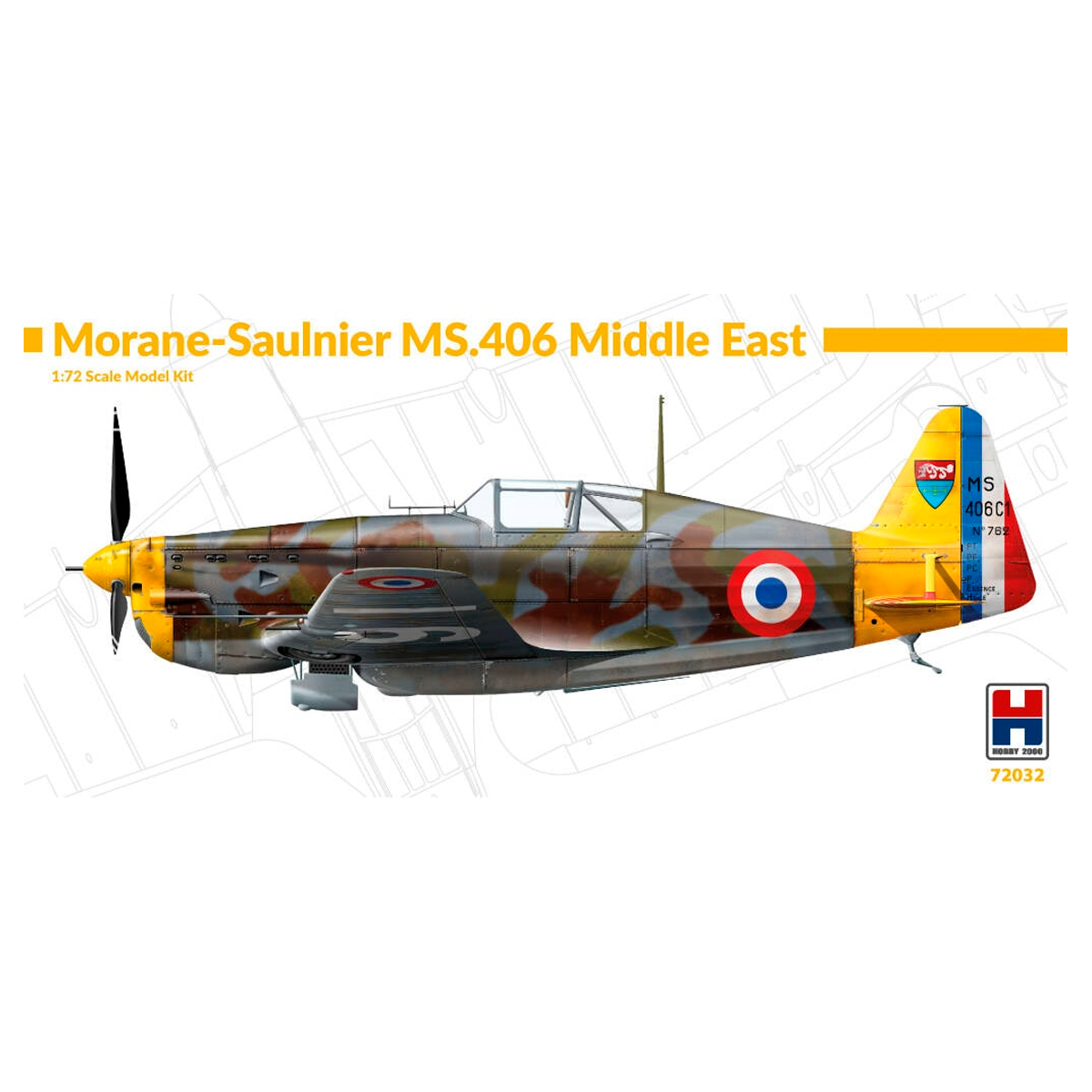 Morane-Saulnier MS.406 Middle East 1/72