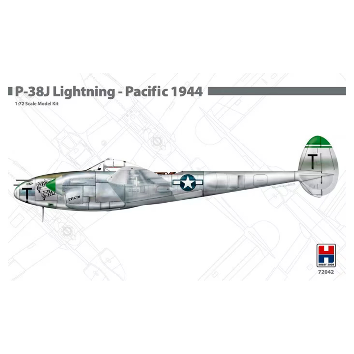 P-38J Lightning Pacific 1944 1/72