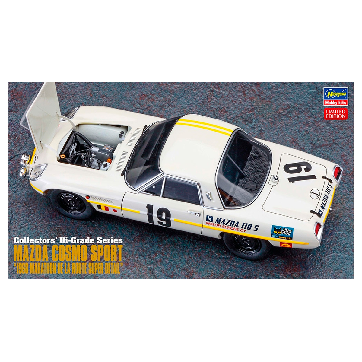 1/24 Collectors’ Hi-Grade Series Mazda Cosmo Sport 1968 Marathon de la Route Super Detail Limited Edition