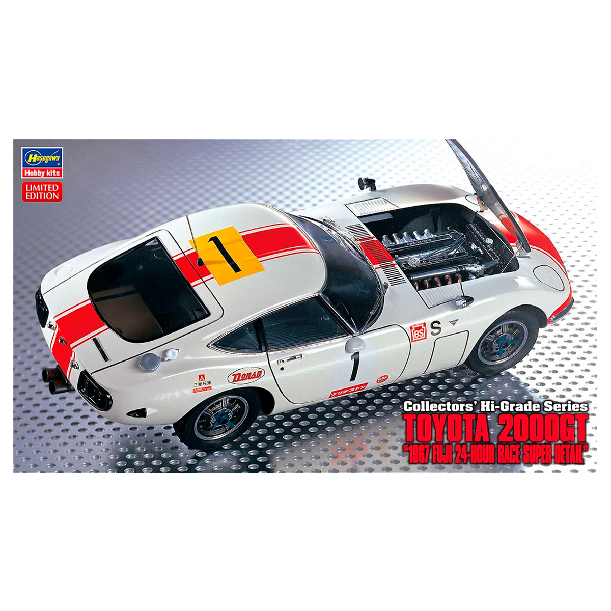 1/24 Collectors Hi-Grade Series Toyota 2000GT “1967 Fuji 24-Hour Race Super Detail” Limited Edition