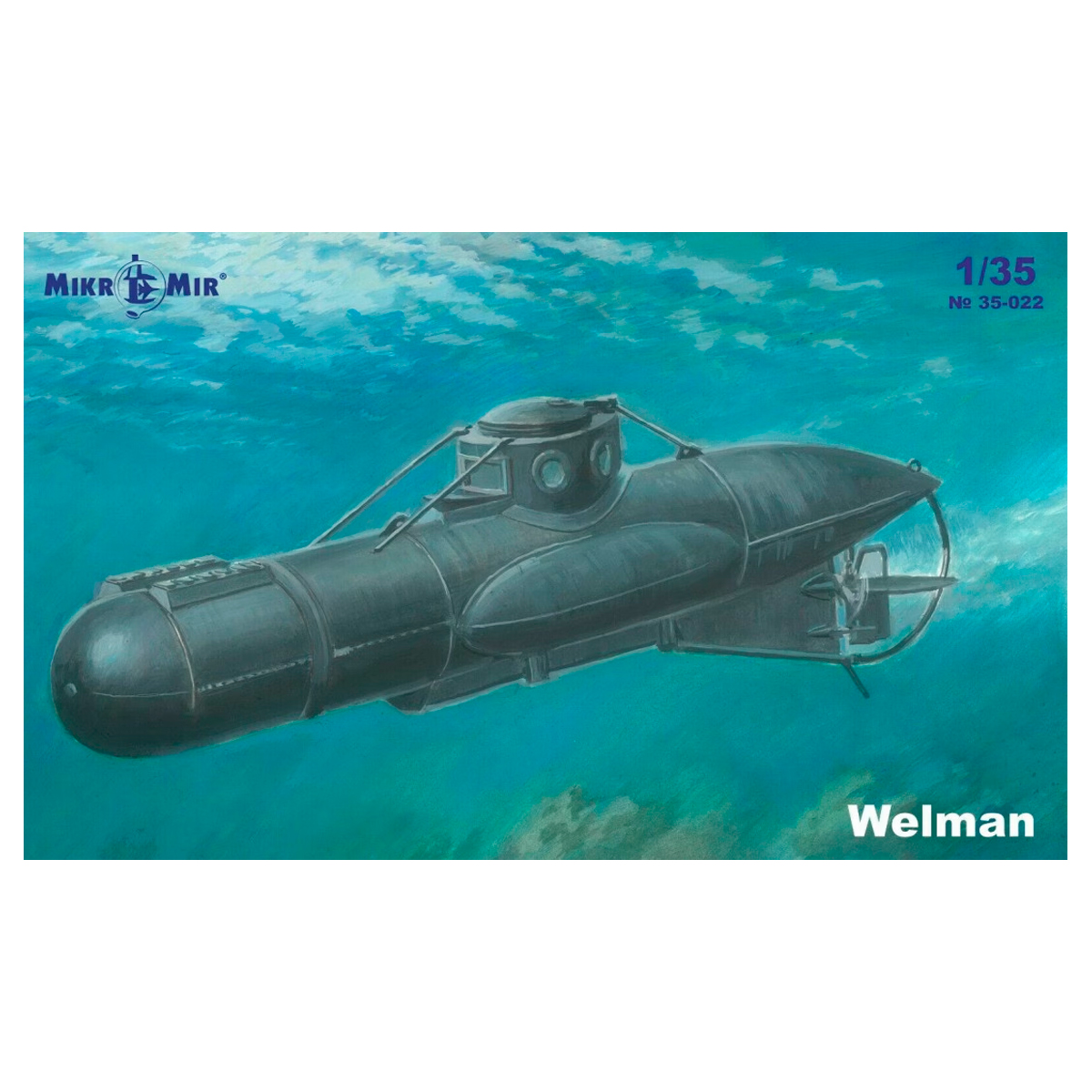 Compra Welman W10 British WWII Midget Submarine 1/35 online por sólo 45 ...