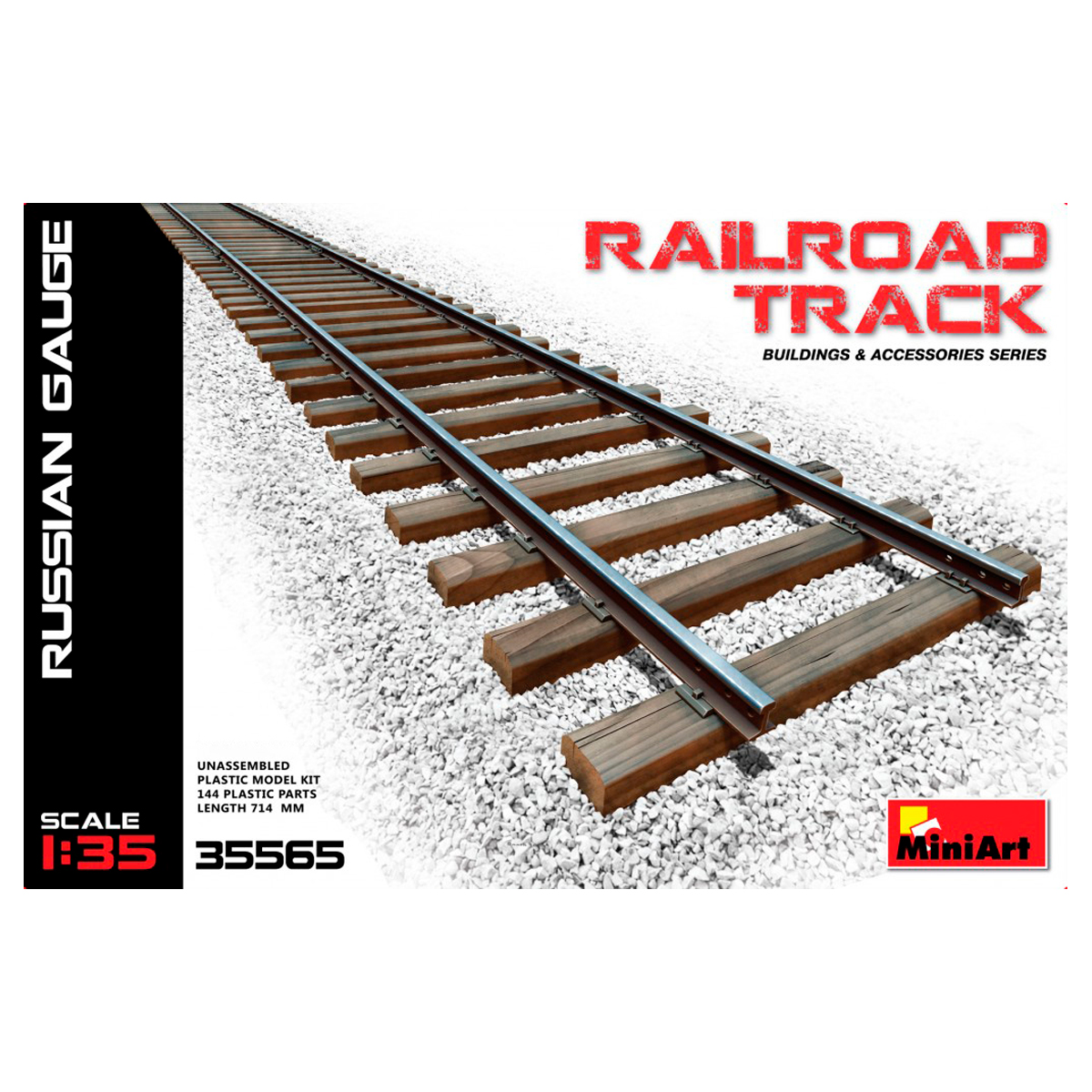 1/35 Railroad Track (Russian Gauge)