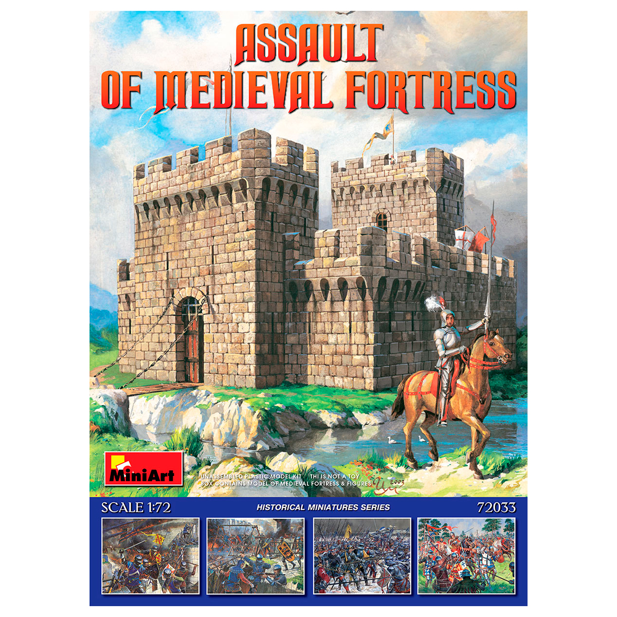 1/72 Assault of Medieval Fortress