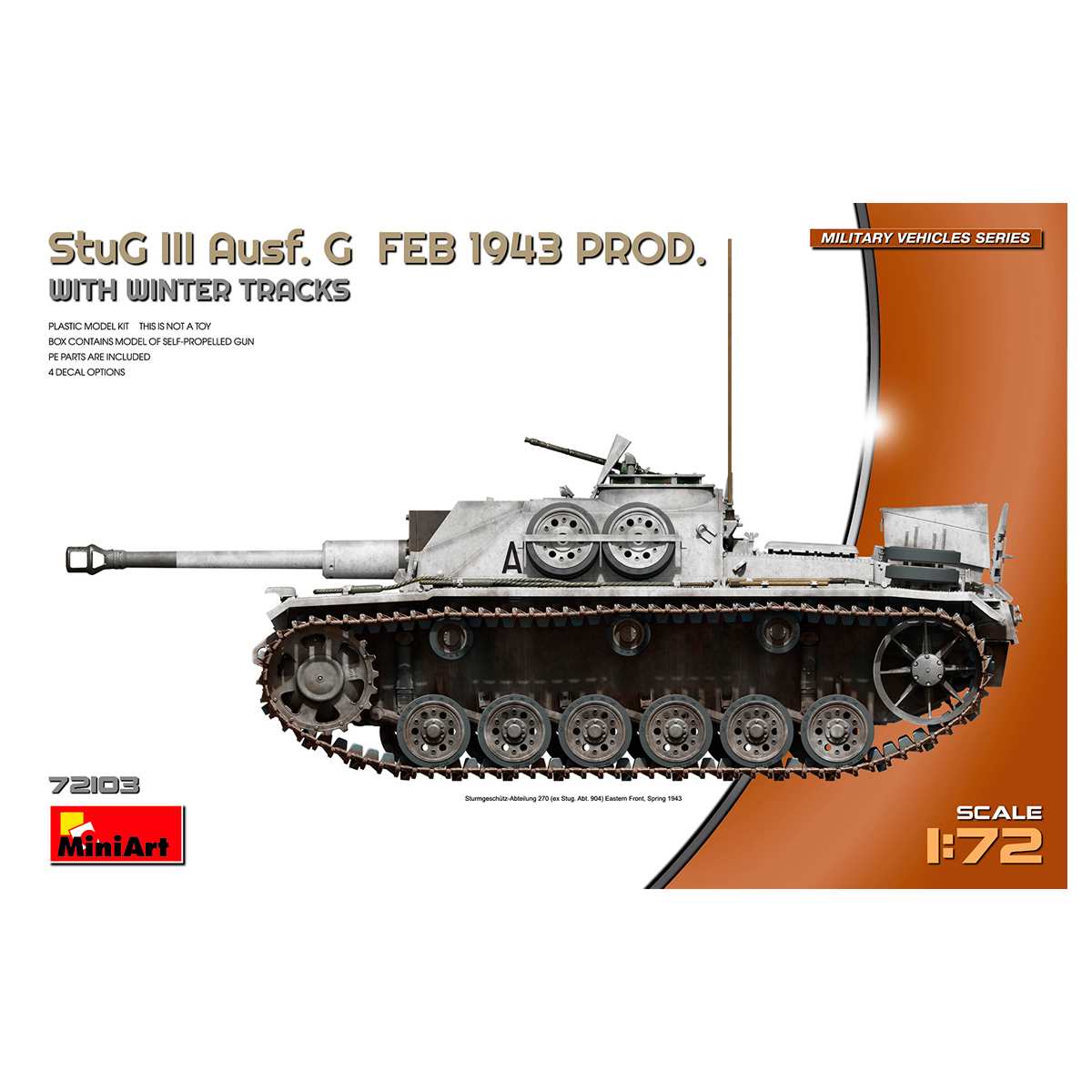 1/72 StuG III Ausf. G  Feb 1943 Prod w/Winter Tracks