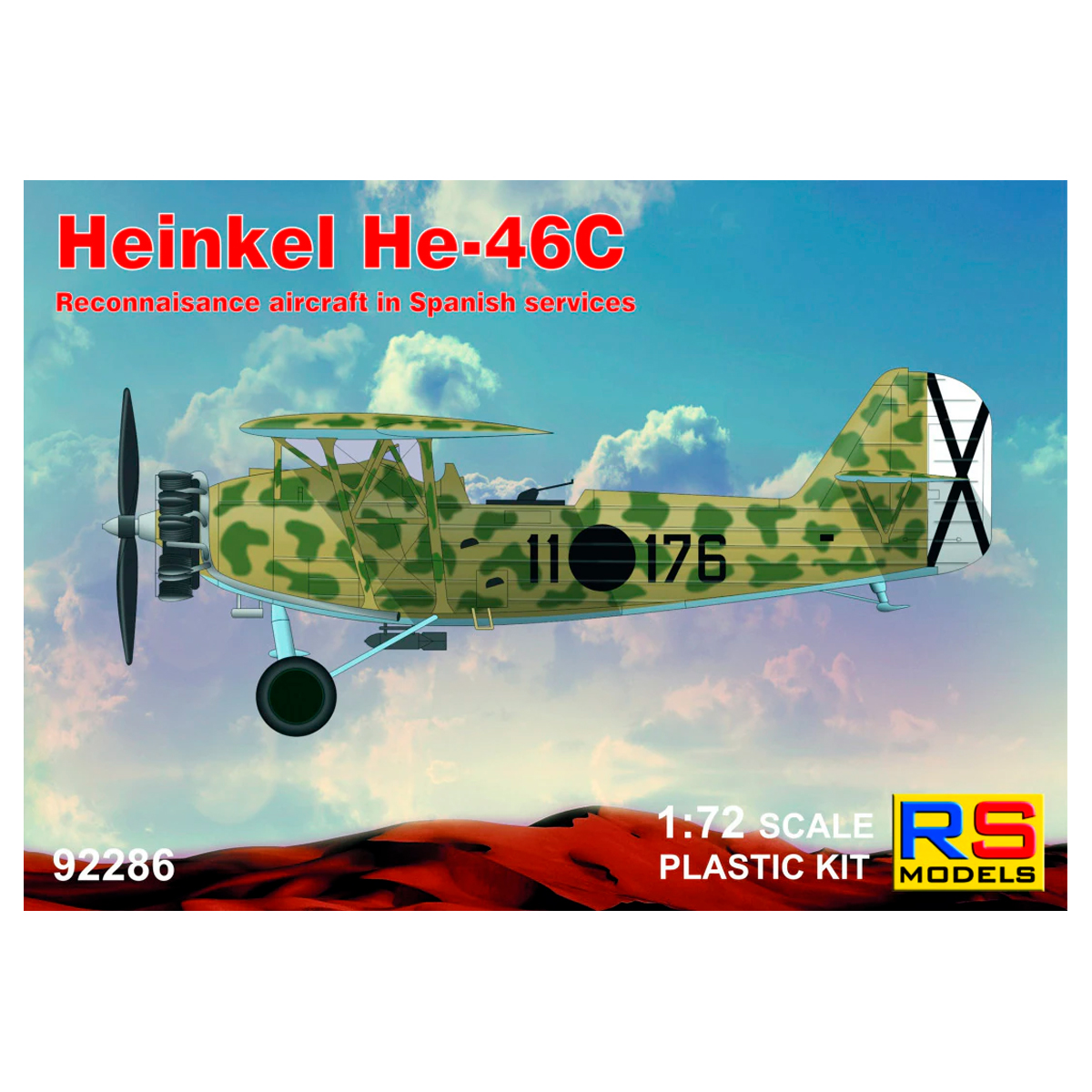 Heinkel He 46C Reconnaisance Aircraft in Spanish Services 1/72