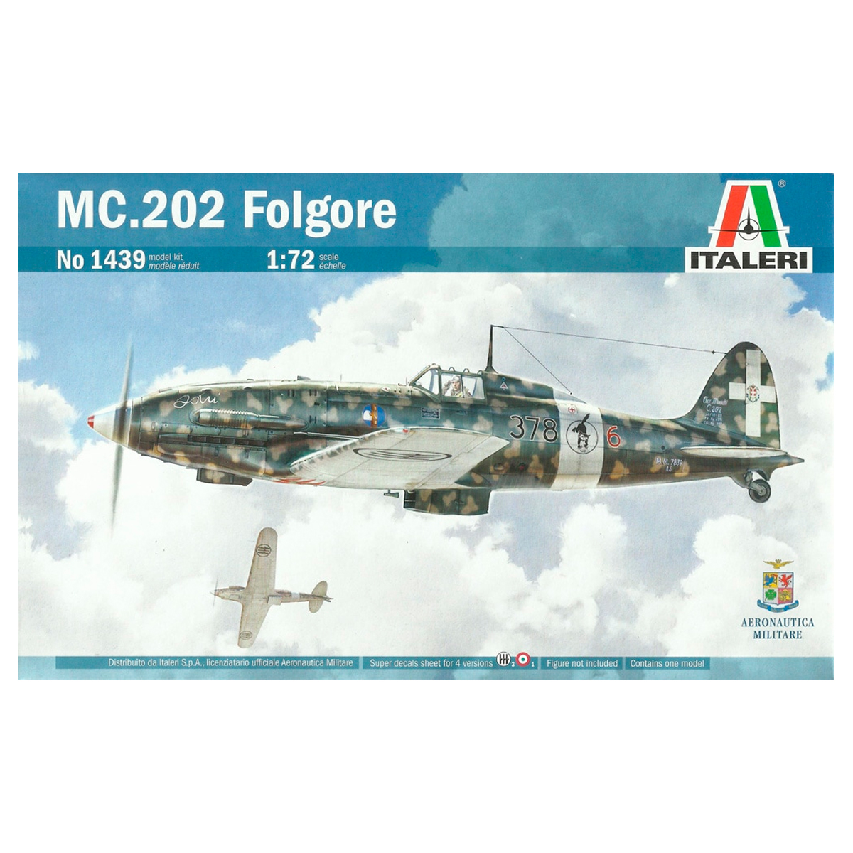 Italeri 1/72 MC.202 Folgore Aeronautica Militare