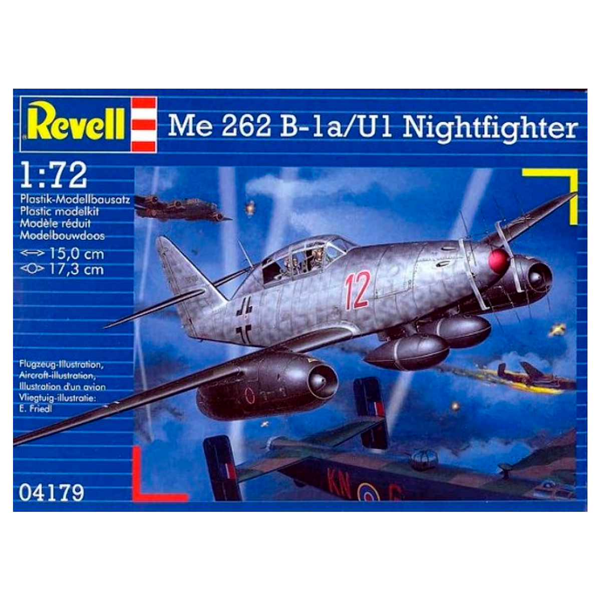 REVELL 1/72 Messerschmitt Me 262 B-1a/U1 Nightfighter