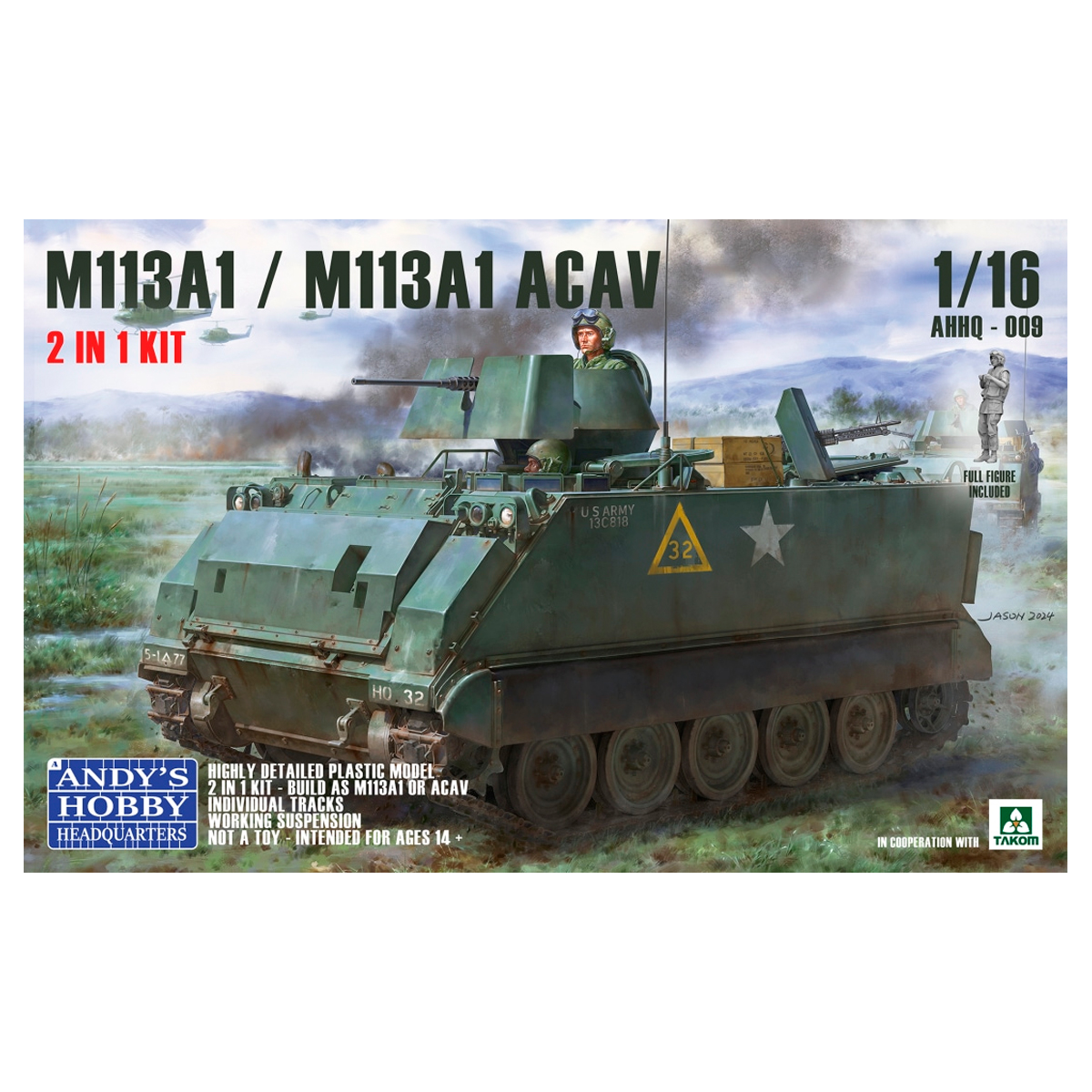 M113A1 / M113A1 ACAV (2 in 1 Kit) 1/16