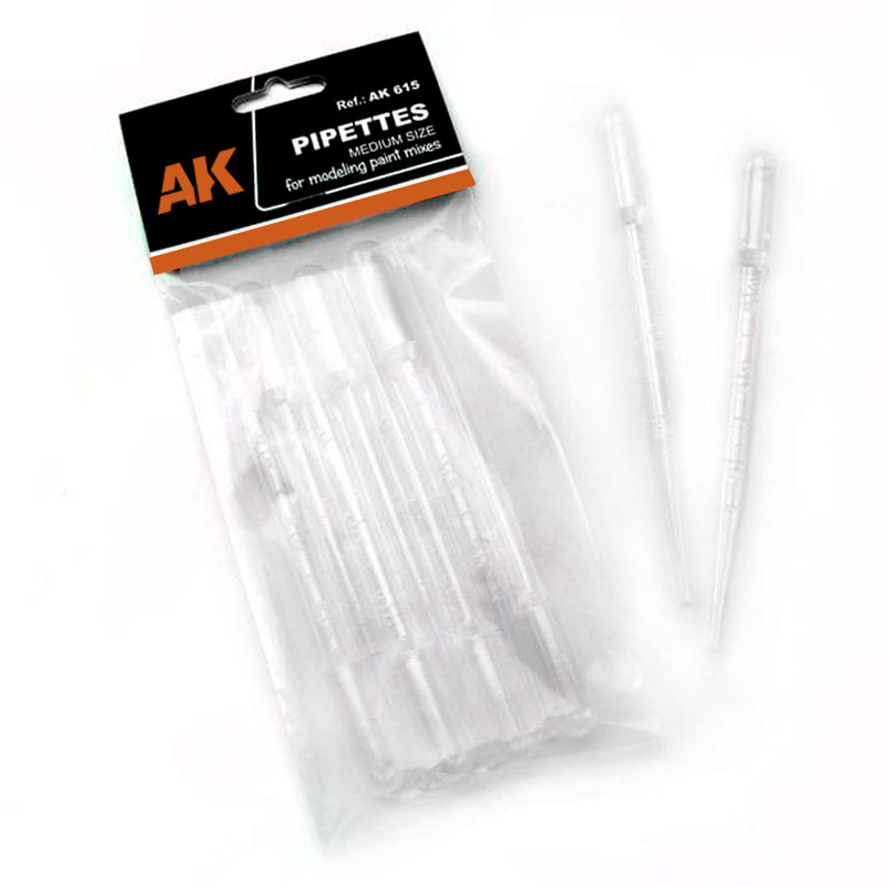 MEDIUM PIPETTES 7 UNITS