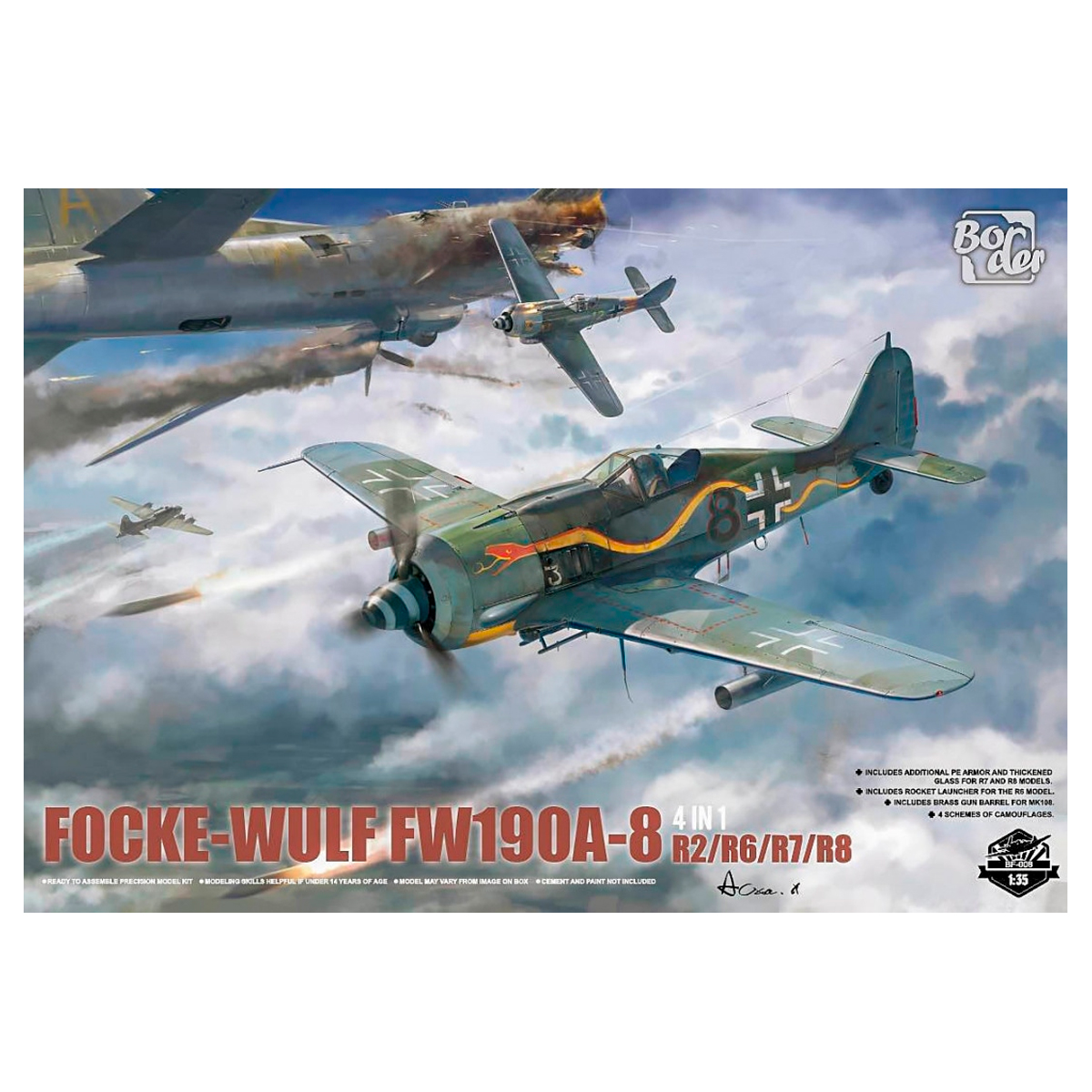 1/35 Focke-Wulf Fw 190A-8 R2/6/7/8