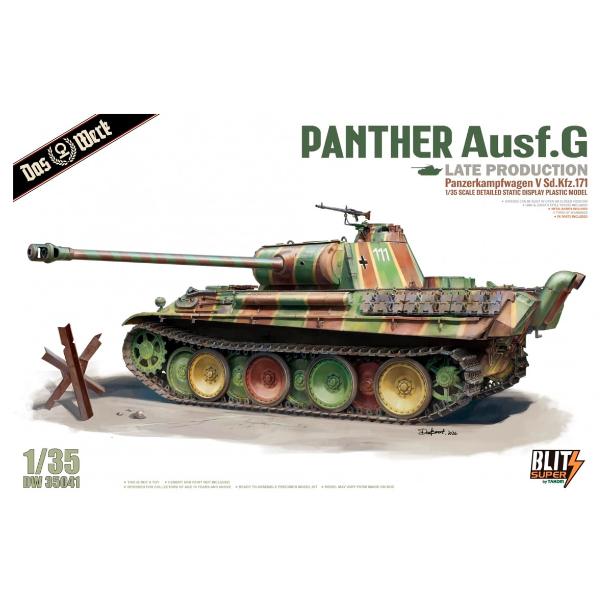 Panther Ausf.G Late Production 1/35