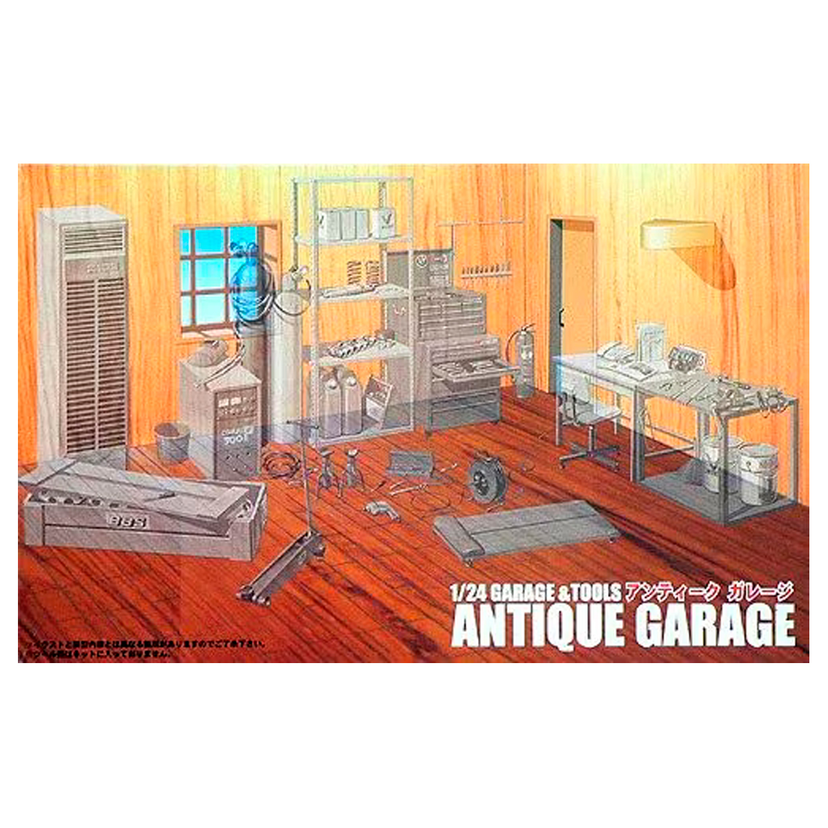 1/24 Garage & Tools Antique Garage