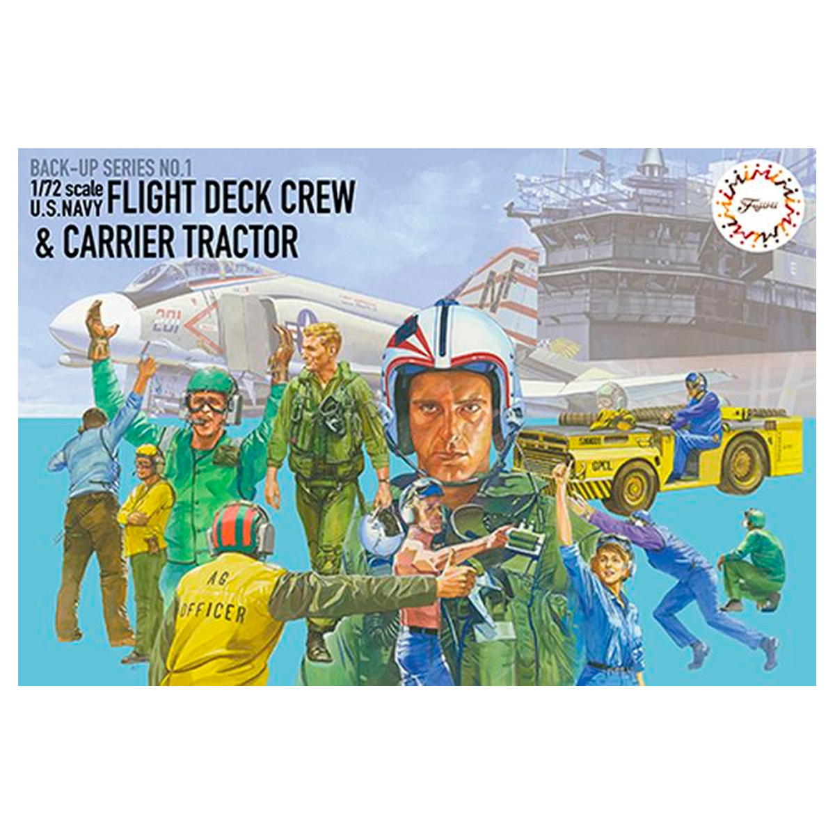 1/72 FDC-1 Flight Deck Crew & MD-3 Tractor