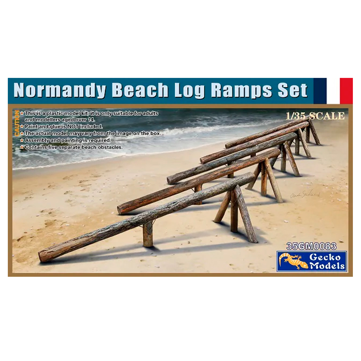 Normandy Beach Log Ramps Set Normandy Beach Log Ramps Set