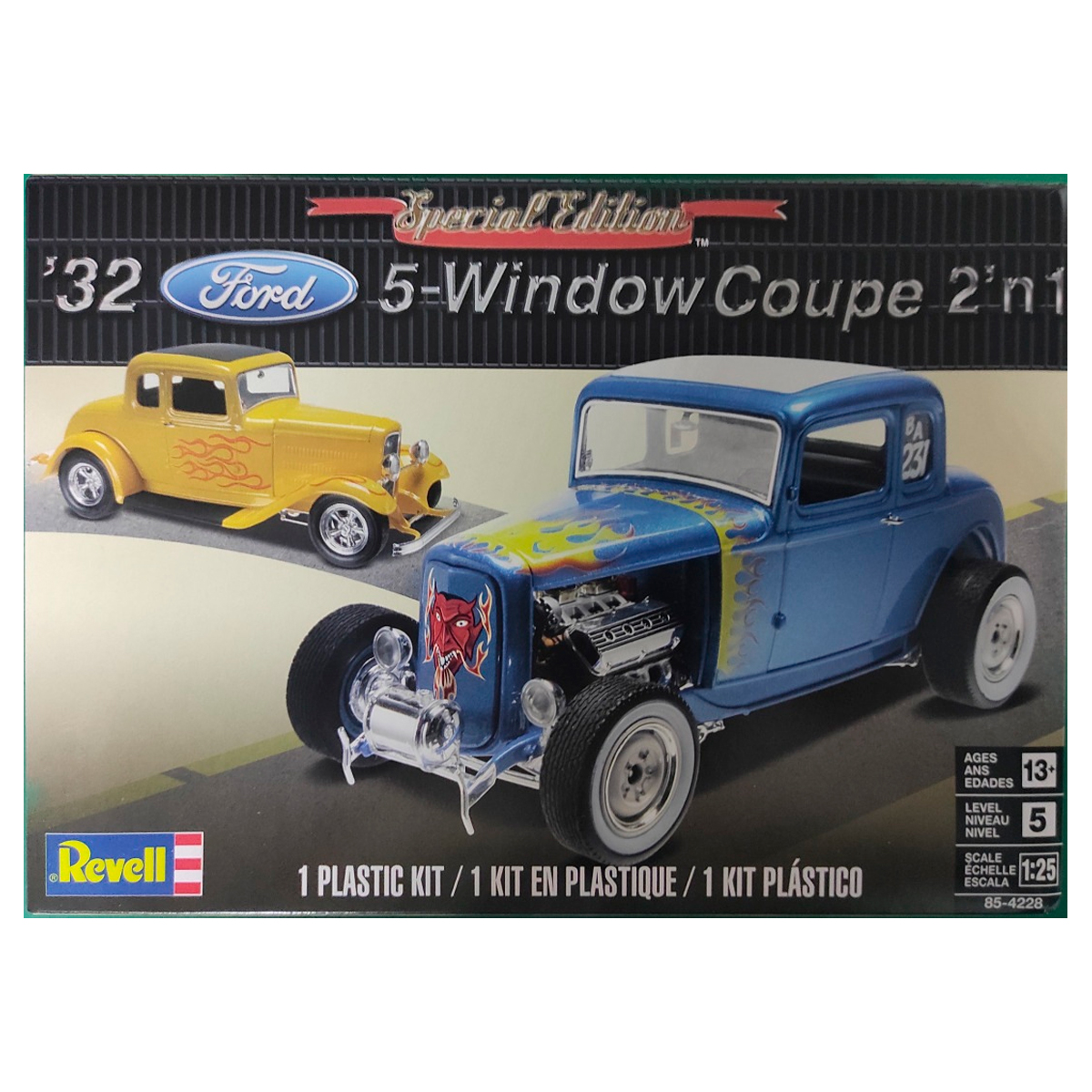 1/25 ’32 Ford 5-Window Coupe 2 ‘n 1