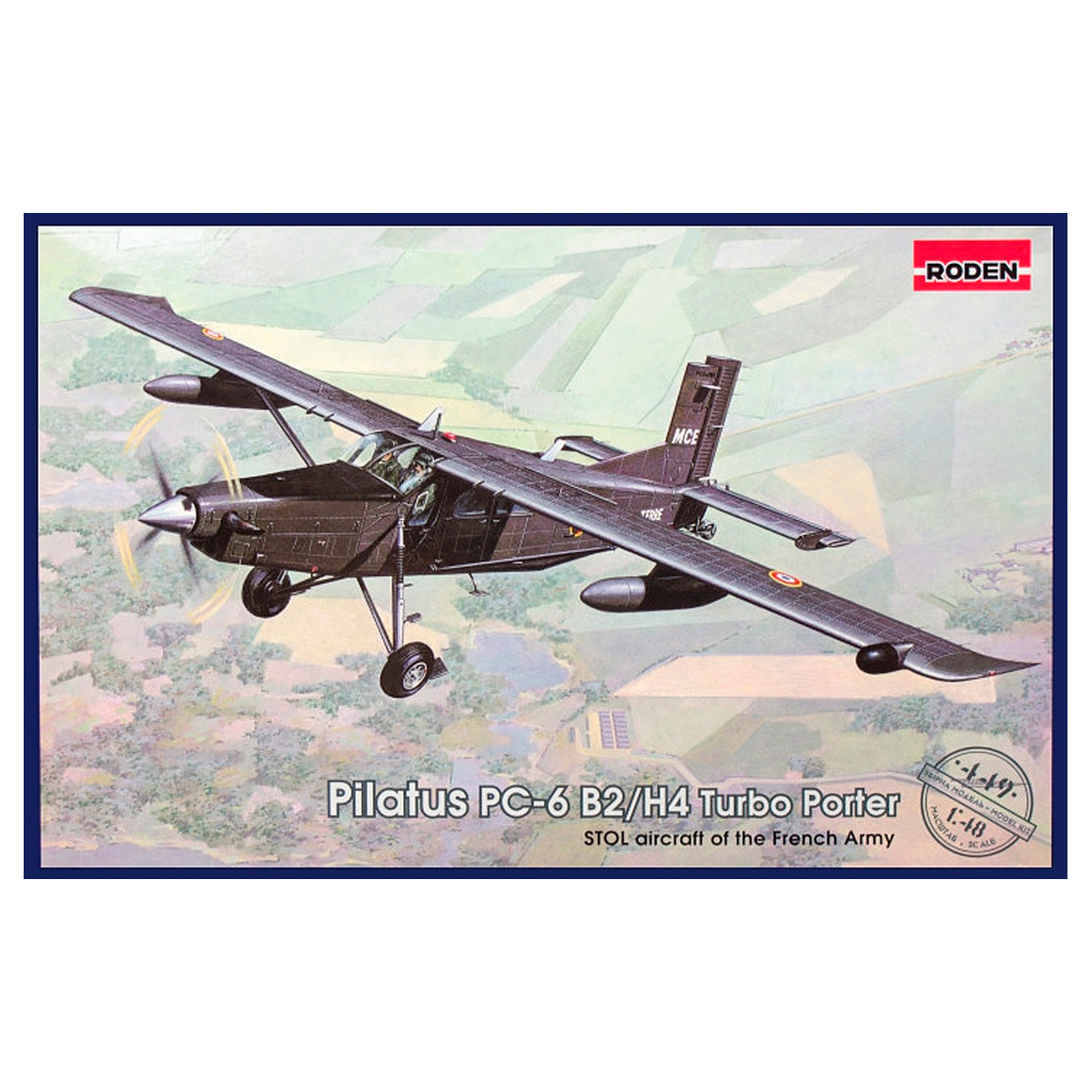 1/48 Pilatus PC-6 B2/H4 Turbo Porter STOL Aircraft of the French Army