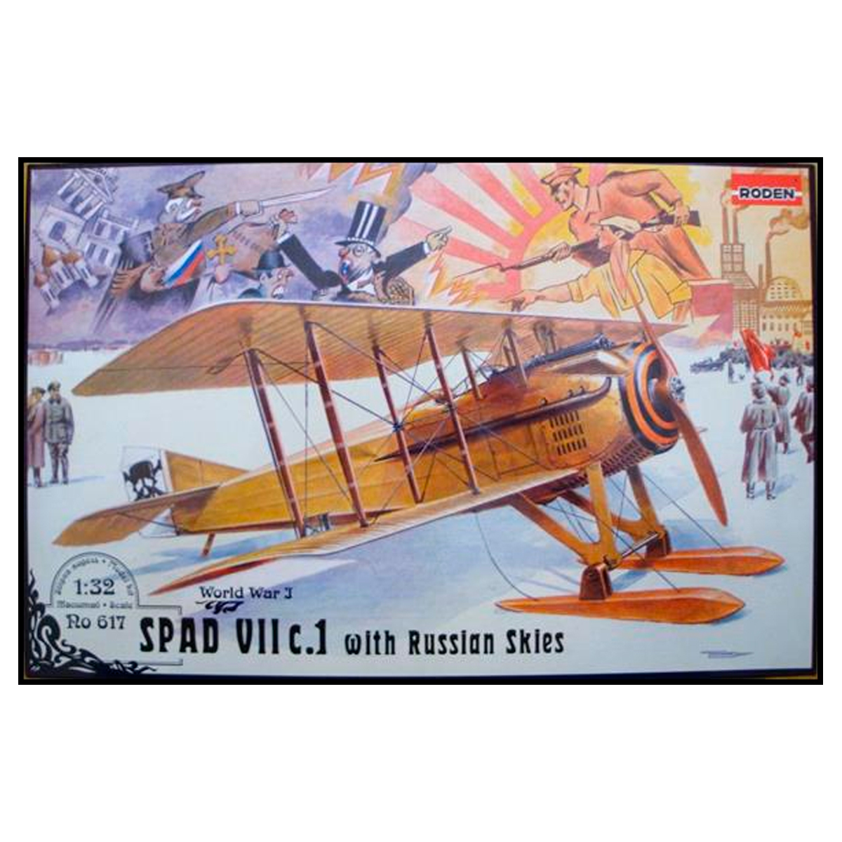 1/32 Spad VII c.1 with Russian skies