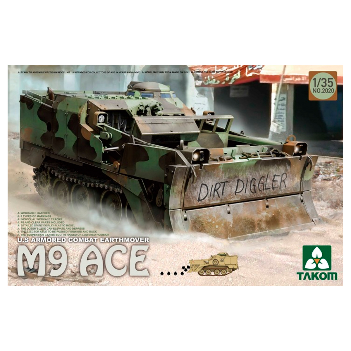 1/35 U.S Armored Combat Earthmover M9 ACE