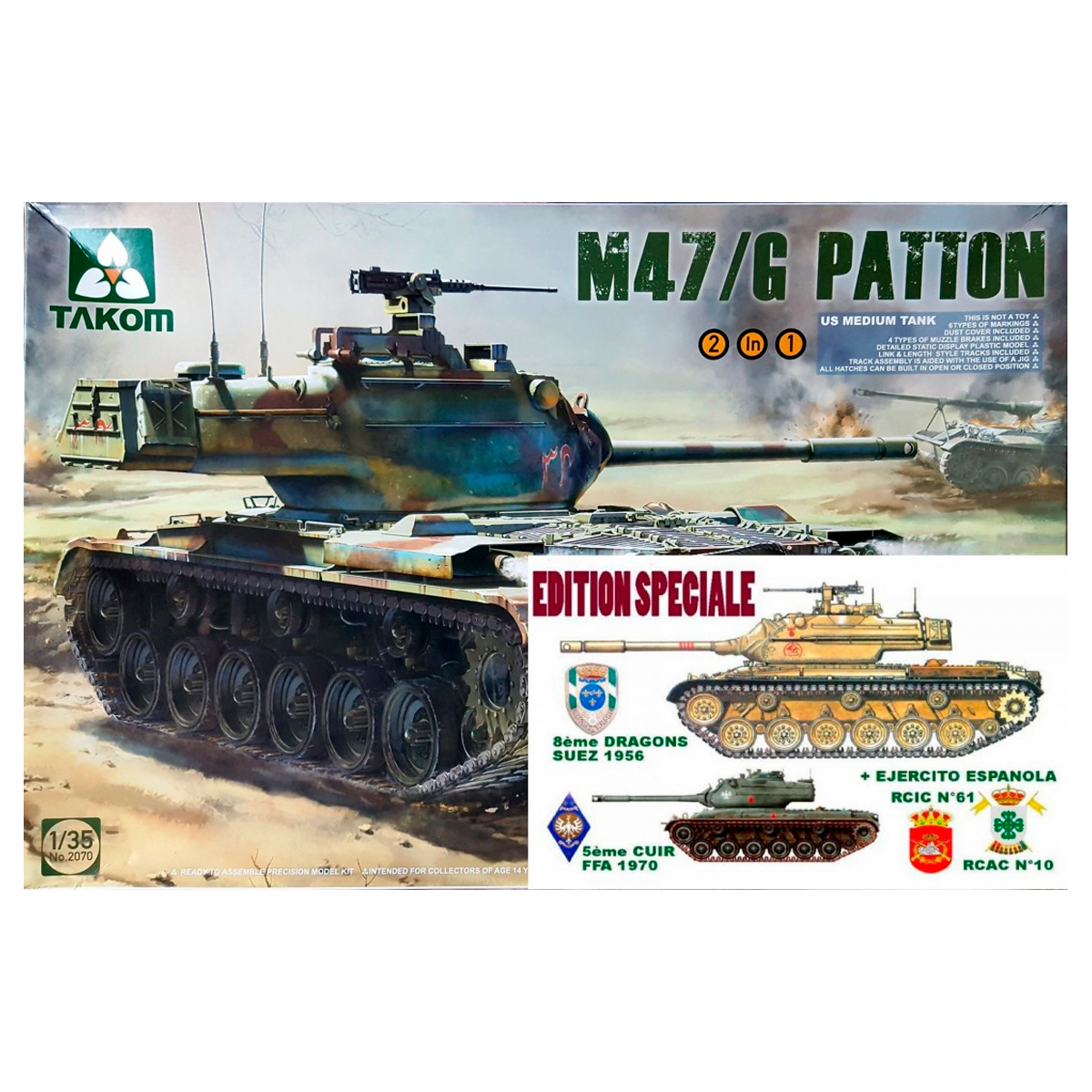 1/35 M47 Patton Edition spéciale Suez