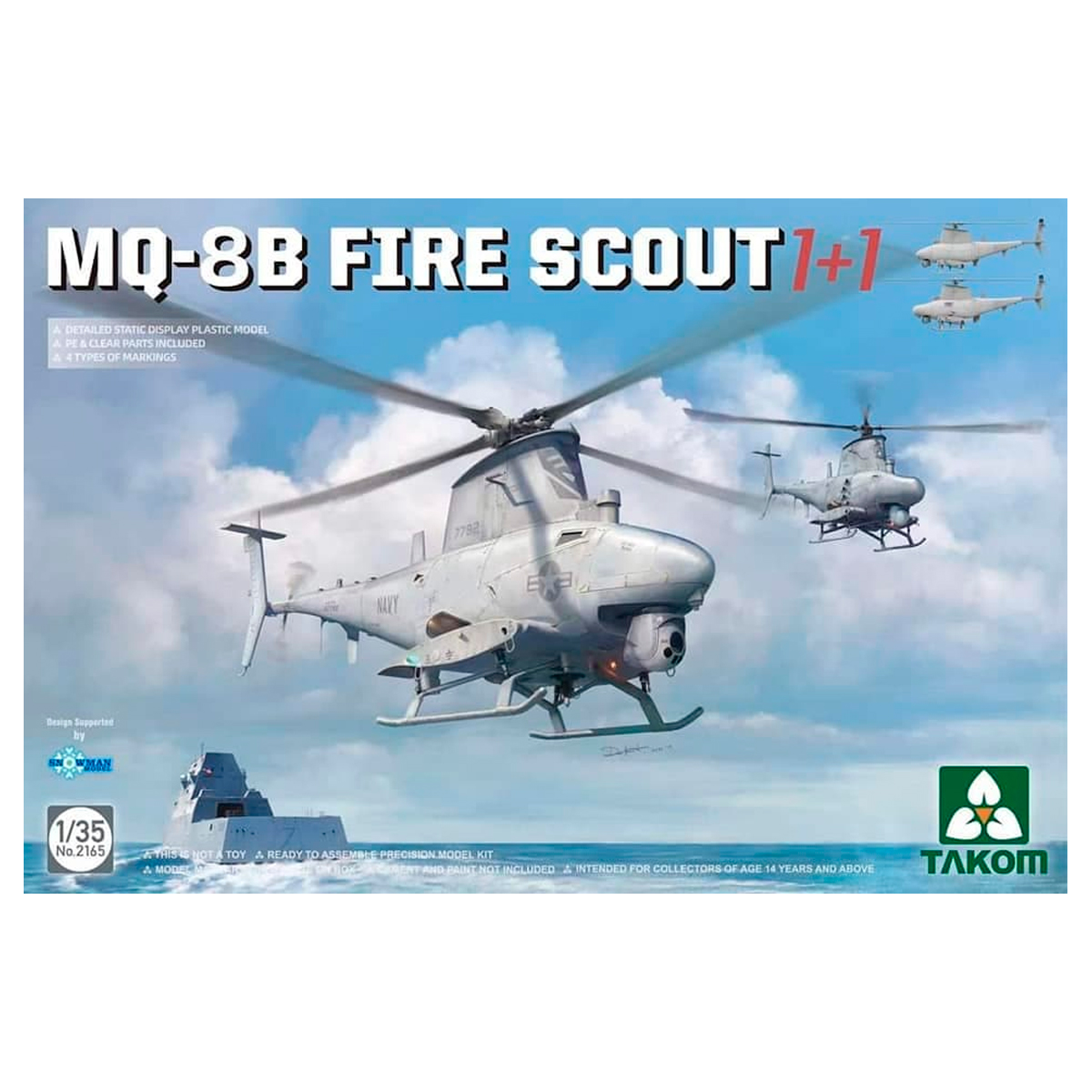 1/35 MQ-8B Fire Scout 1+1