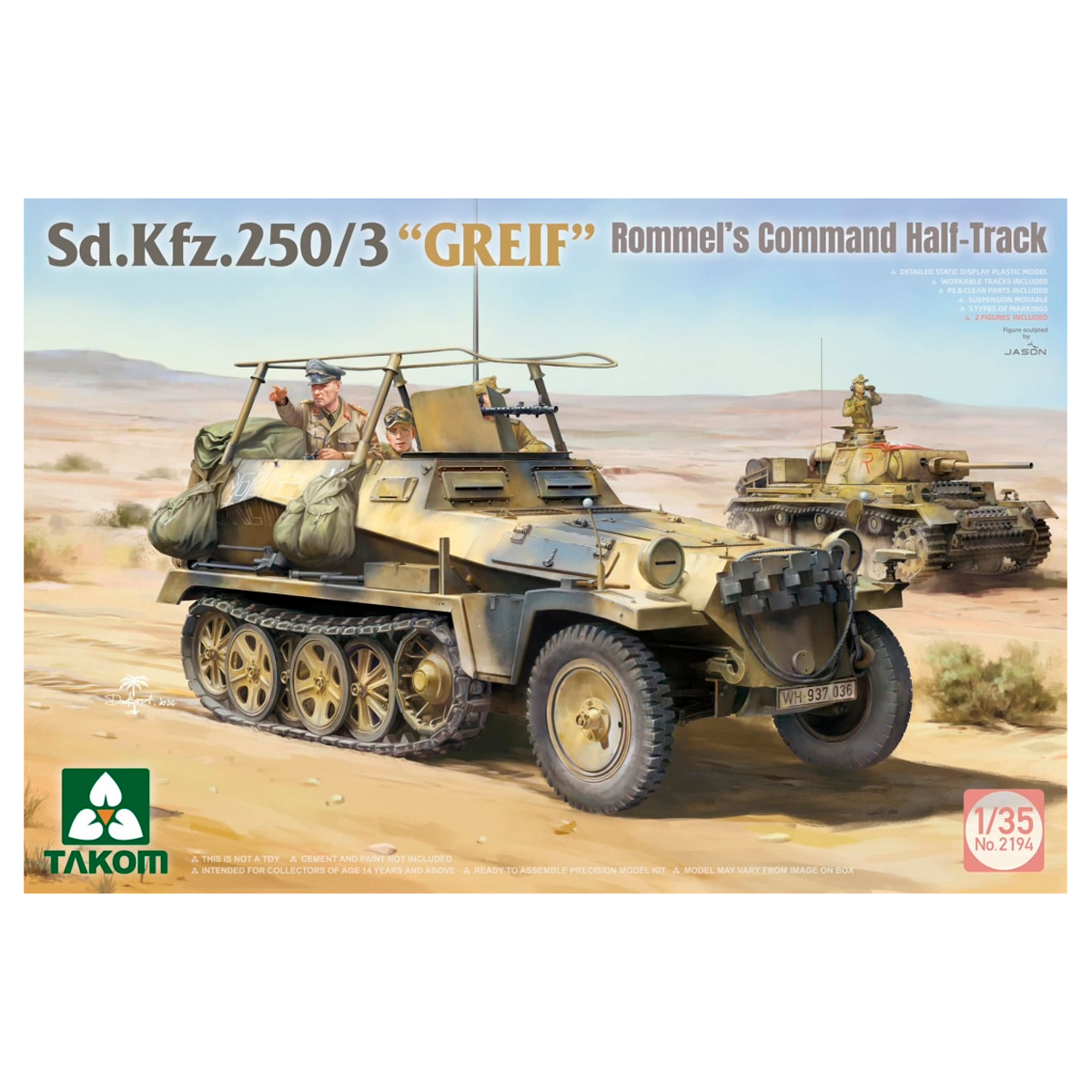 1/35 Sd.Kfz.250/3 “GREIF” Rommel’s Command Half-Track