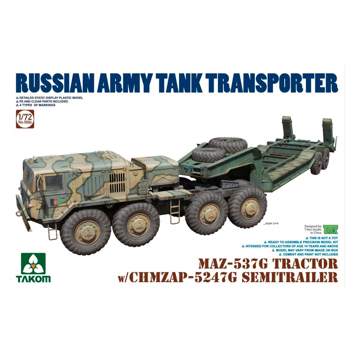 1/72 MAZ-537G Tractor w/ CHMZAP-5247G Semitrailer