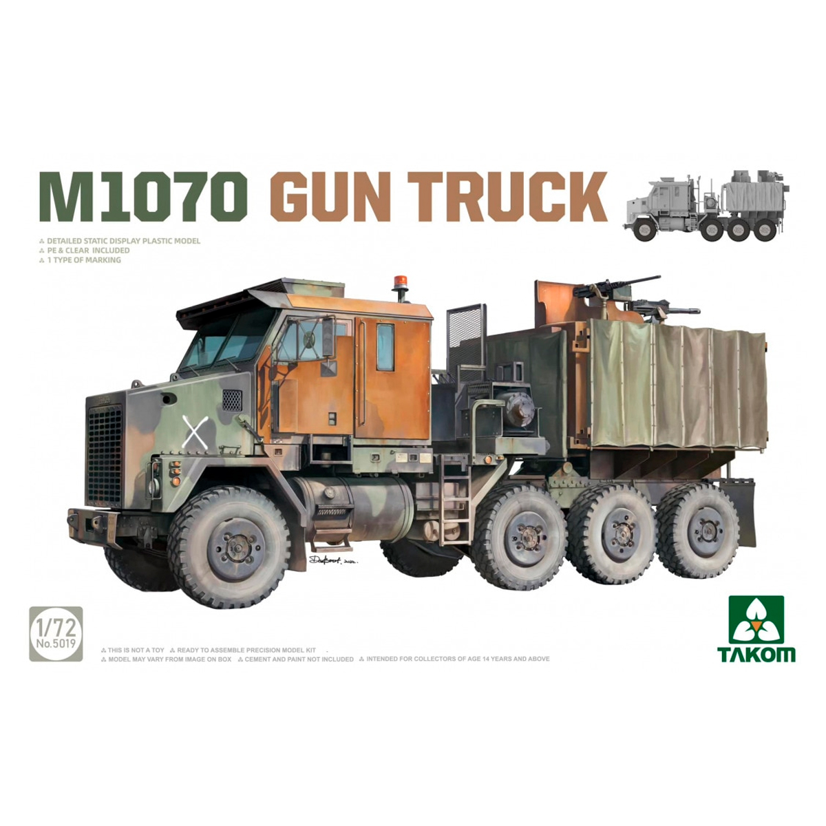 1/72 M1070 Gun Truck