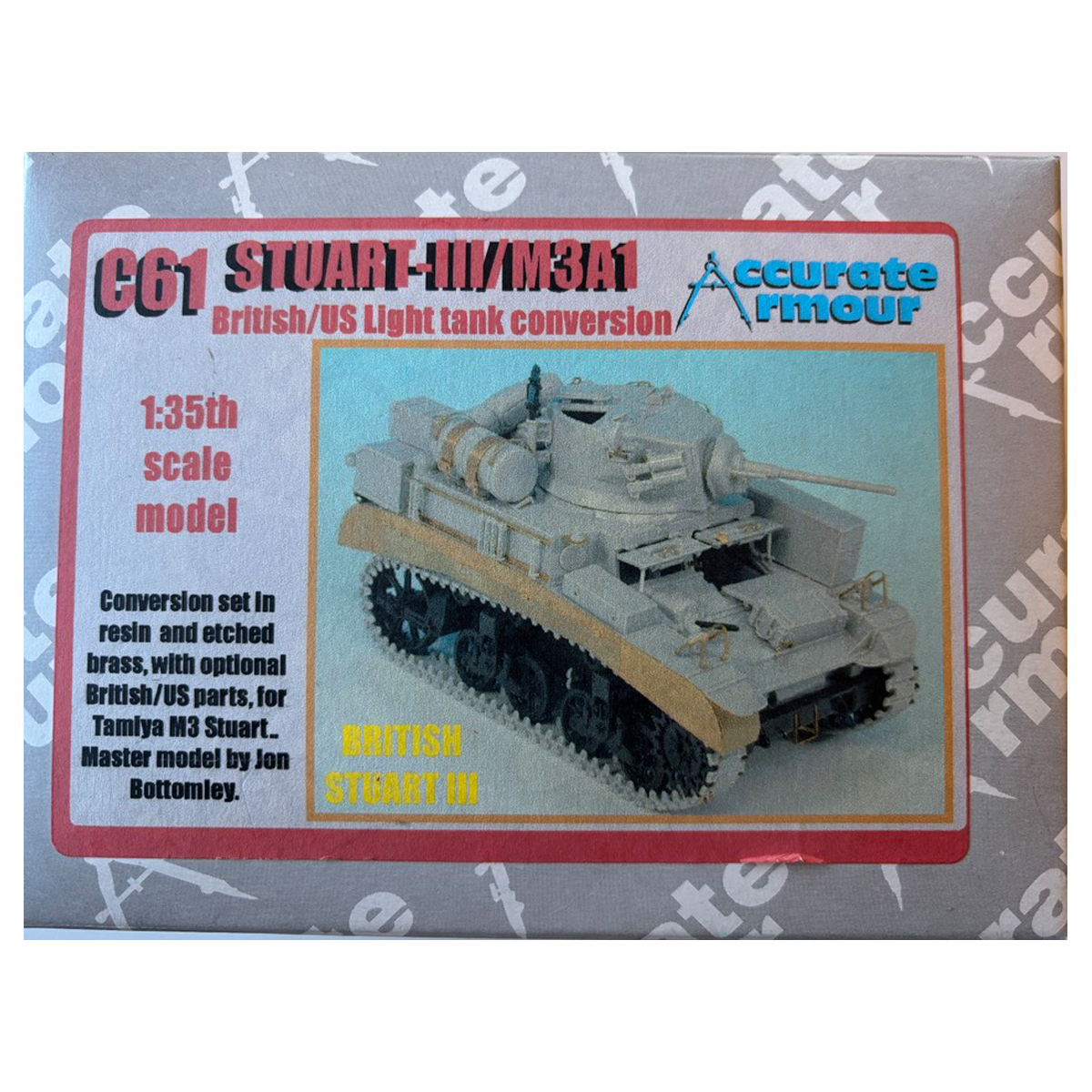 Accurate Armour C061 1/35 Stuart III (M3A1) Conversion for Tamiya Stuart M3 kit