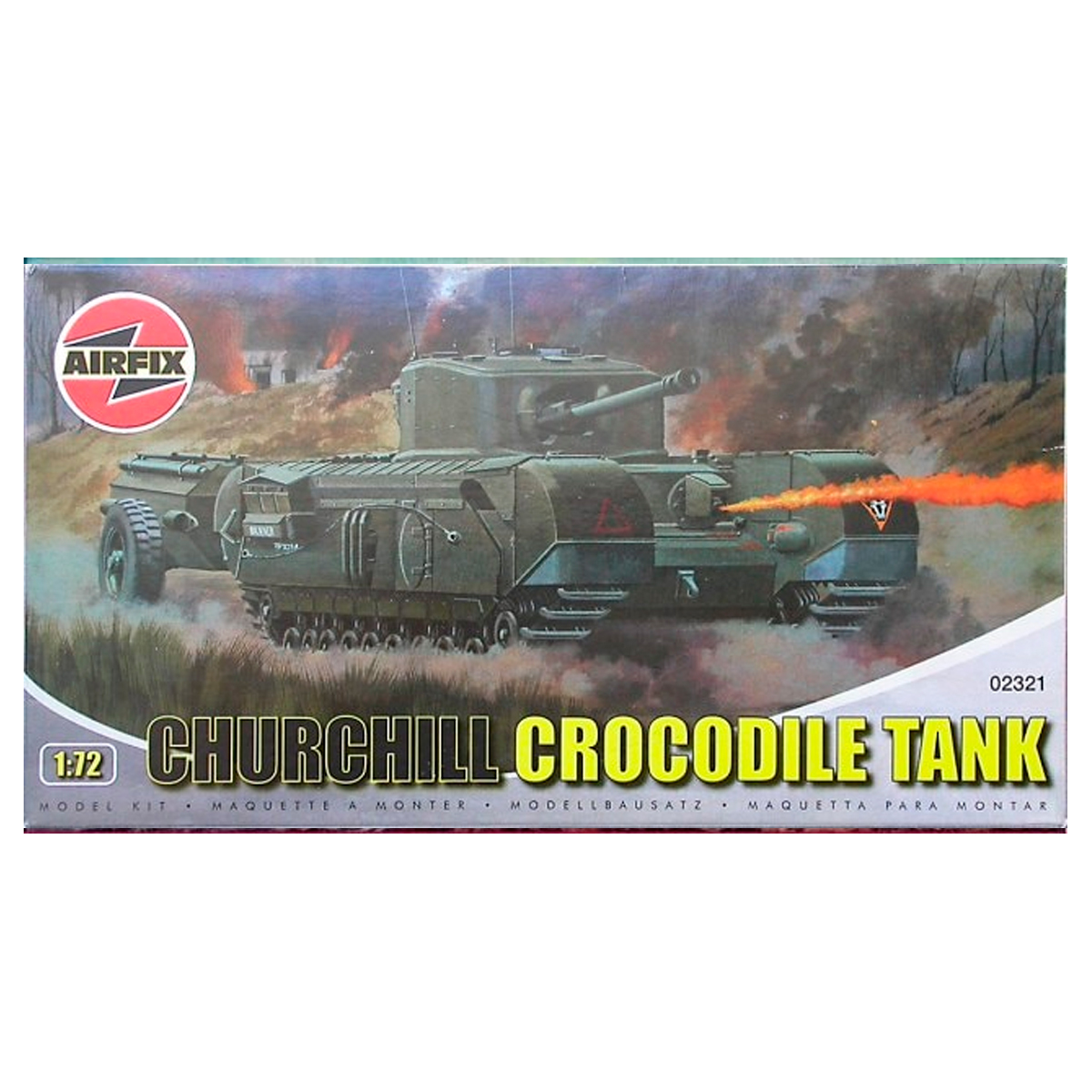 AIRFIX 1/72 Churchill Crocodile Tank