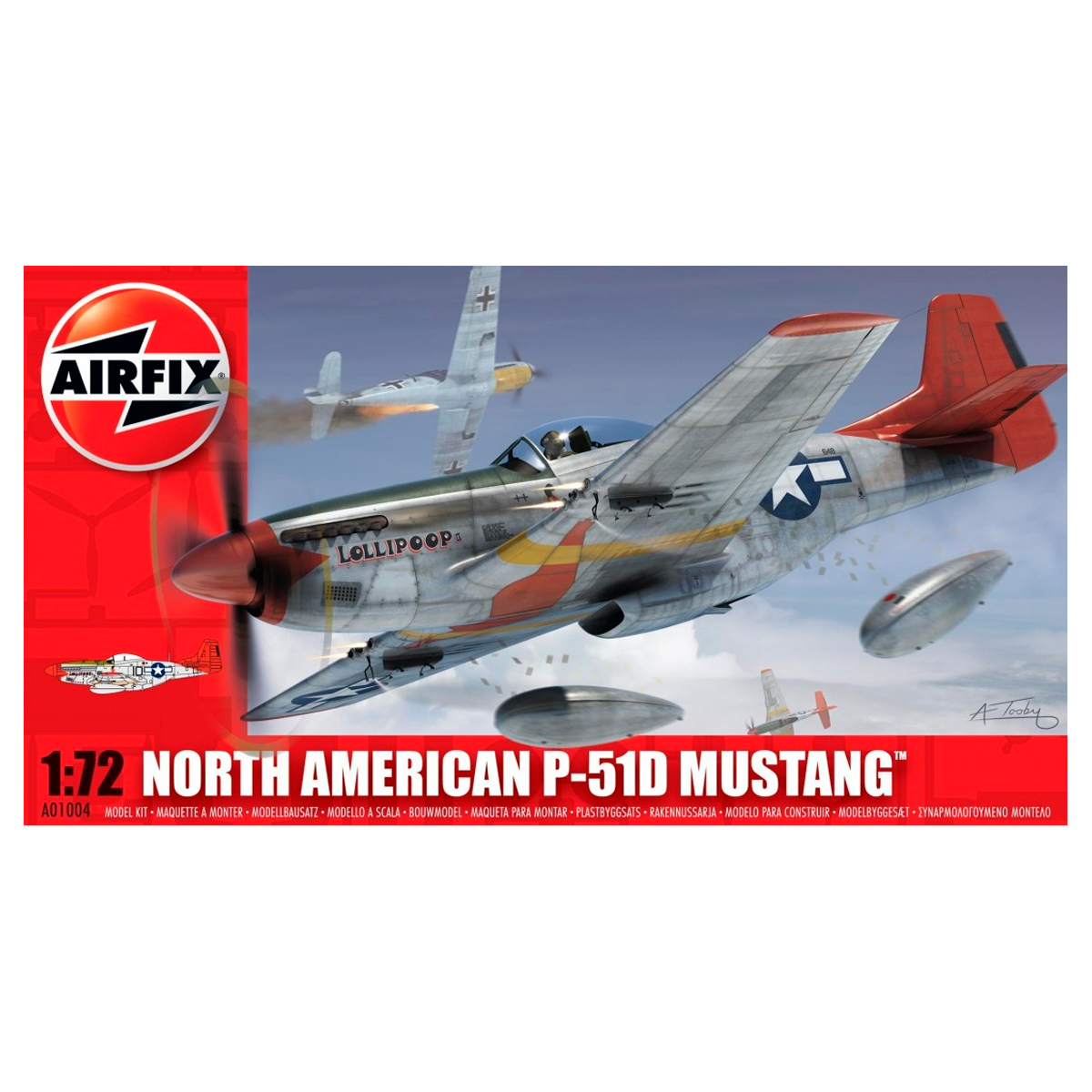 AIRFIX 1/72 North American P-51D Mustang